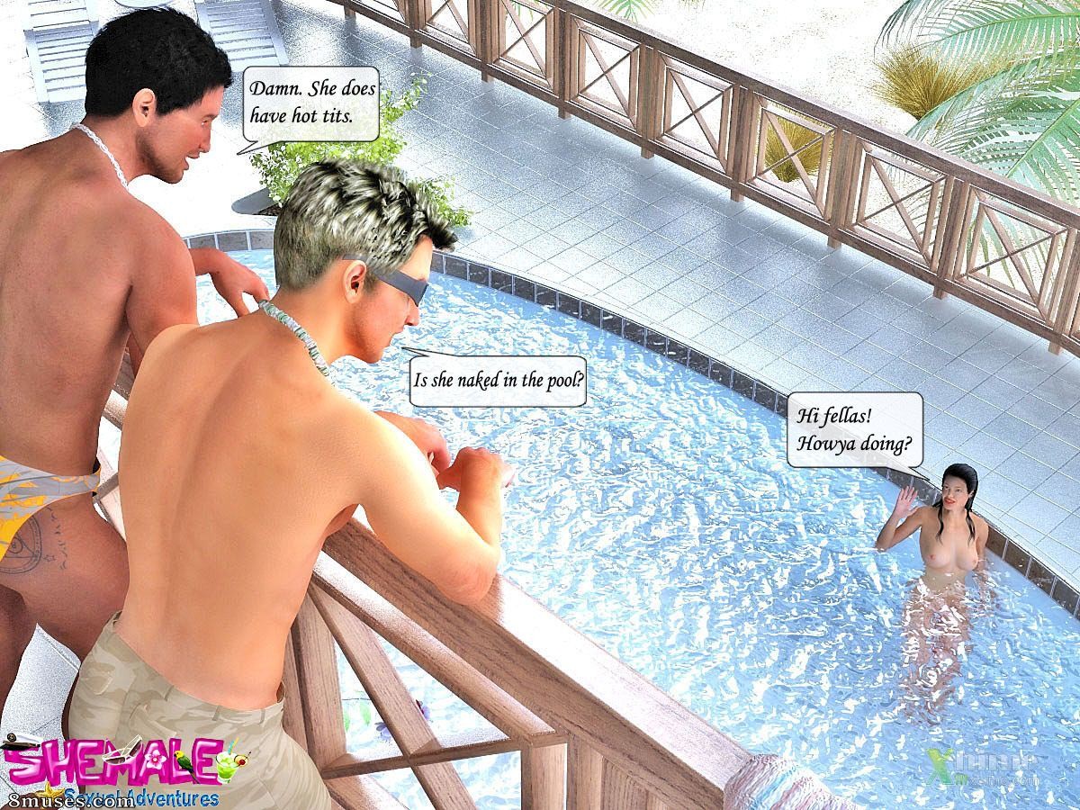 Shemale Sexual Adventures - Angelina Jolie - Page 5
