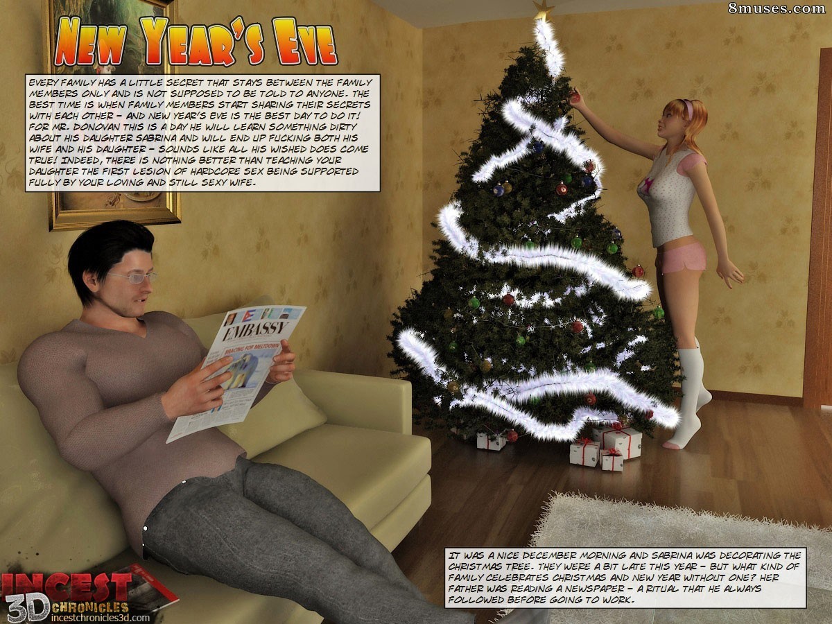 IncestChronicles3D Comics - Regalo de navidad. Parte 1 - Página 1