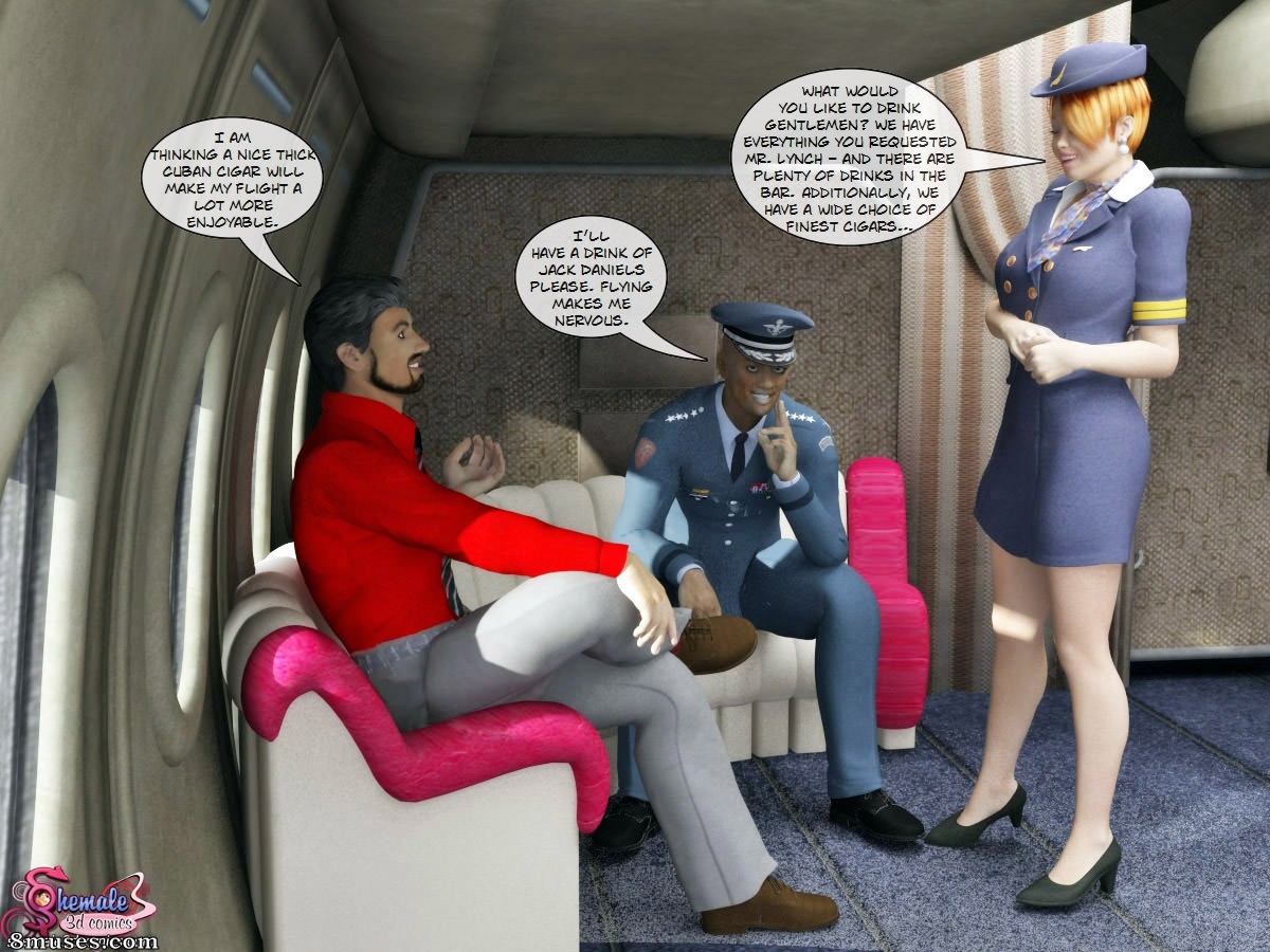 Shemale3DComics.com Collection - Gracias por elegir Aerolíneas Banana - Página 5
