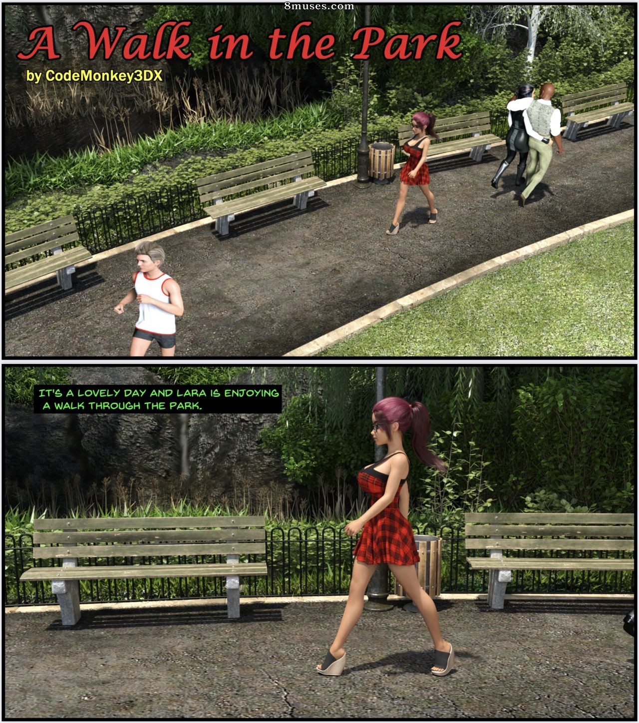 Codemonkey3DX - Passeio no parque - Página 1