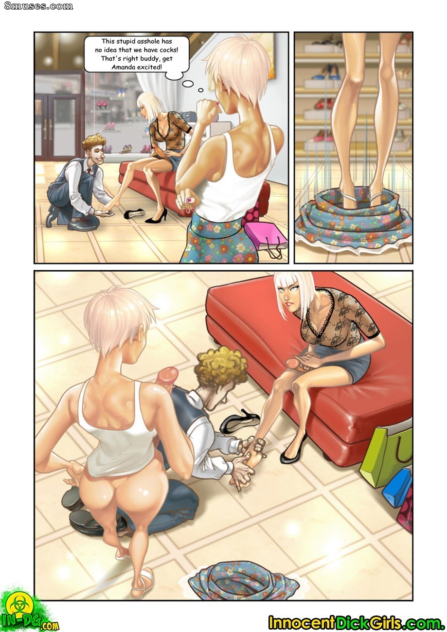 Innocent Dickgirls Comics - The Shopaholic - Page 8