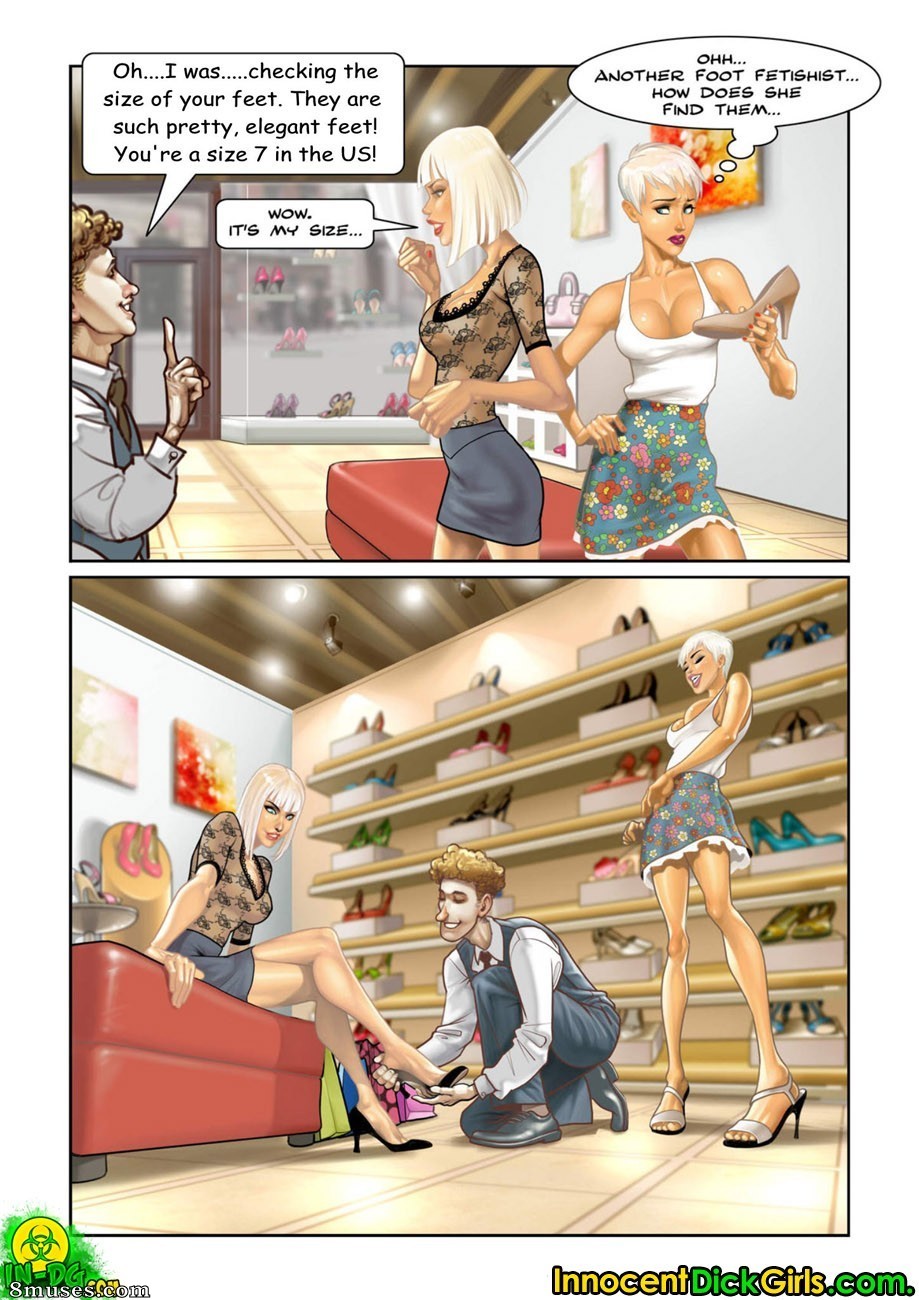 Innocent Dickgirls Comics - The Shopaholic - Page 6