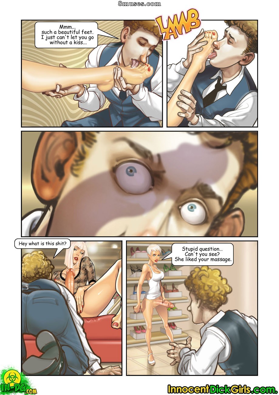 Innocent Dickgirls Comics - The Shopaholic - Page 9