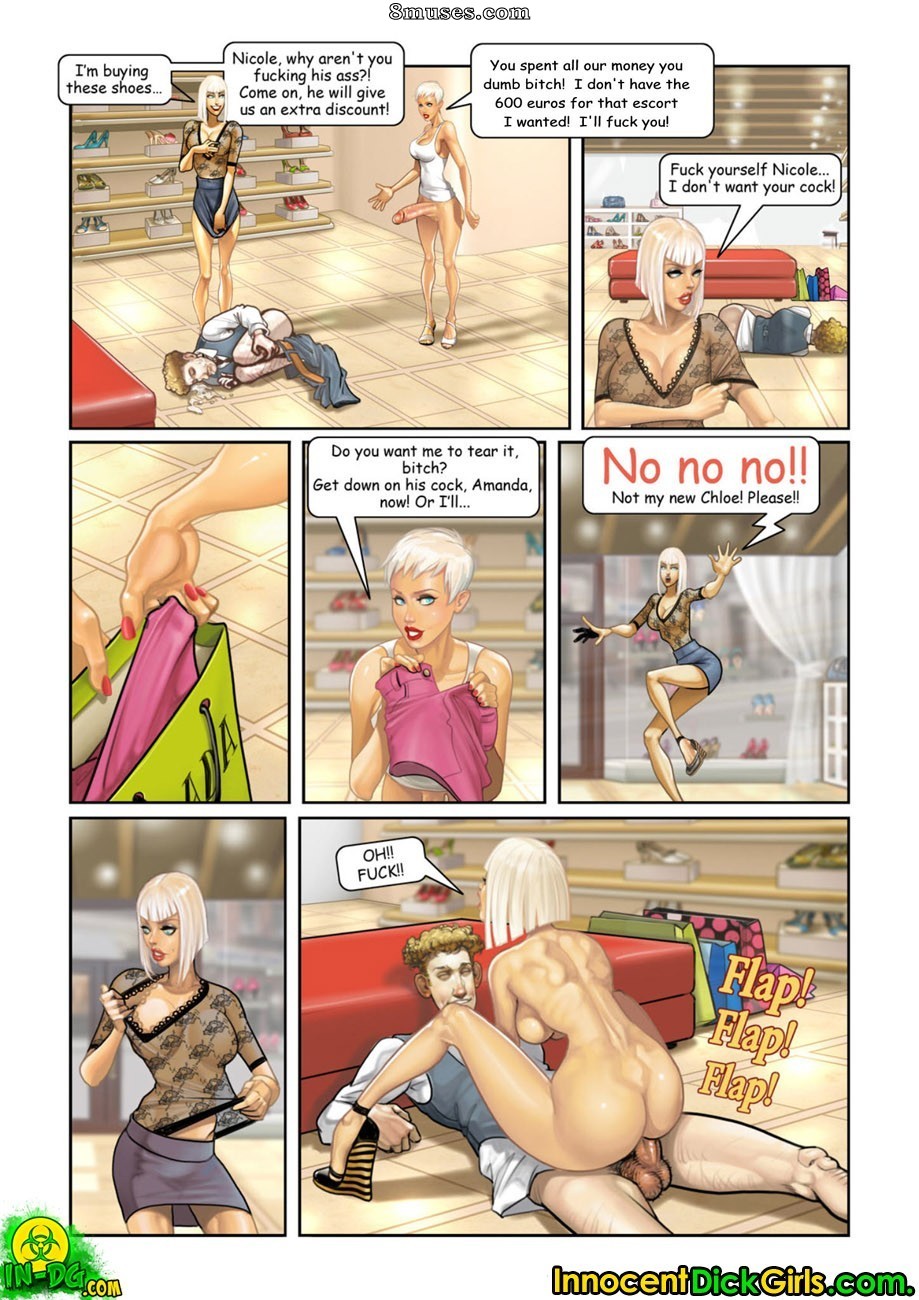 Innocent Dickgirls Comics - The Shopaholic - Page 12