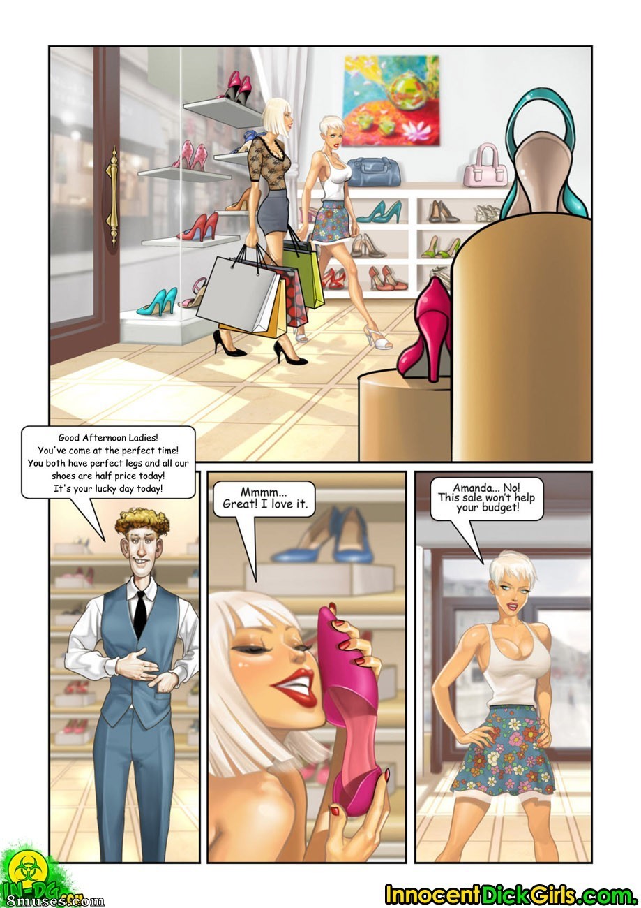 Innocent Dickgirls Comics - The Shopaholic - Page 4