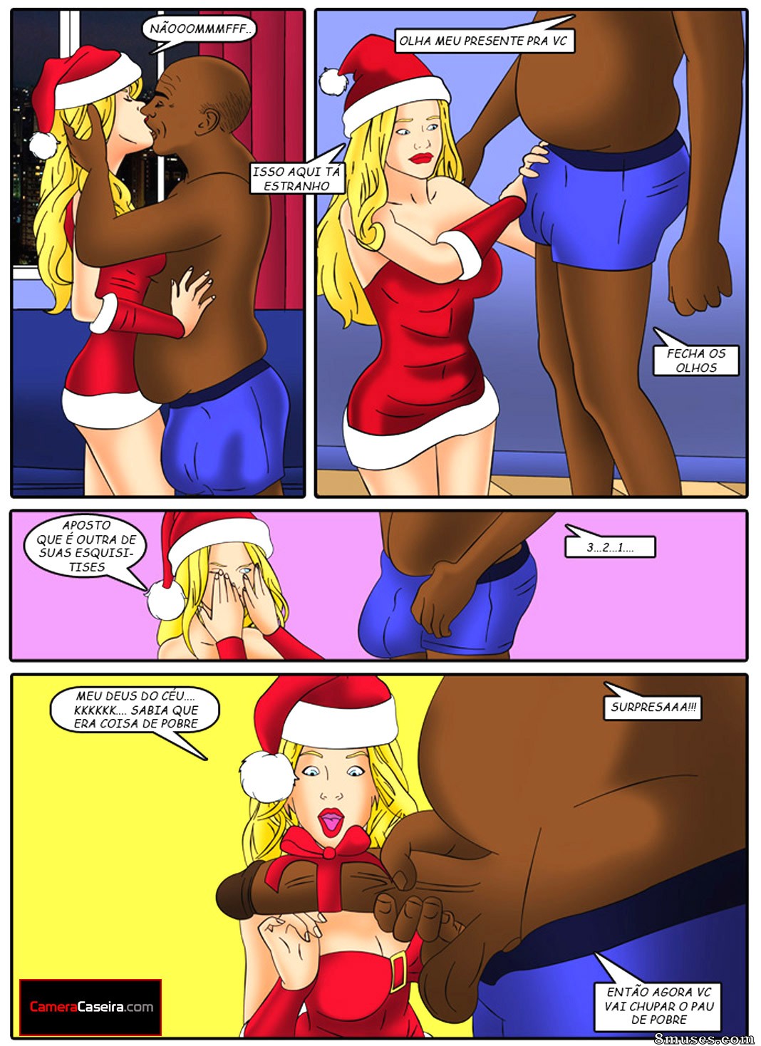 Negros Tarados e Dotados - 7 Noite Feliz com a Loira Tesuda - Page 4