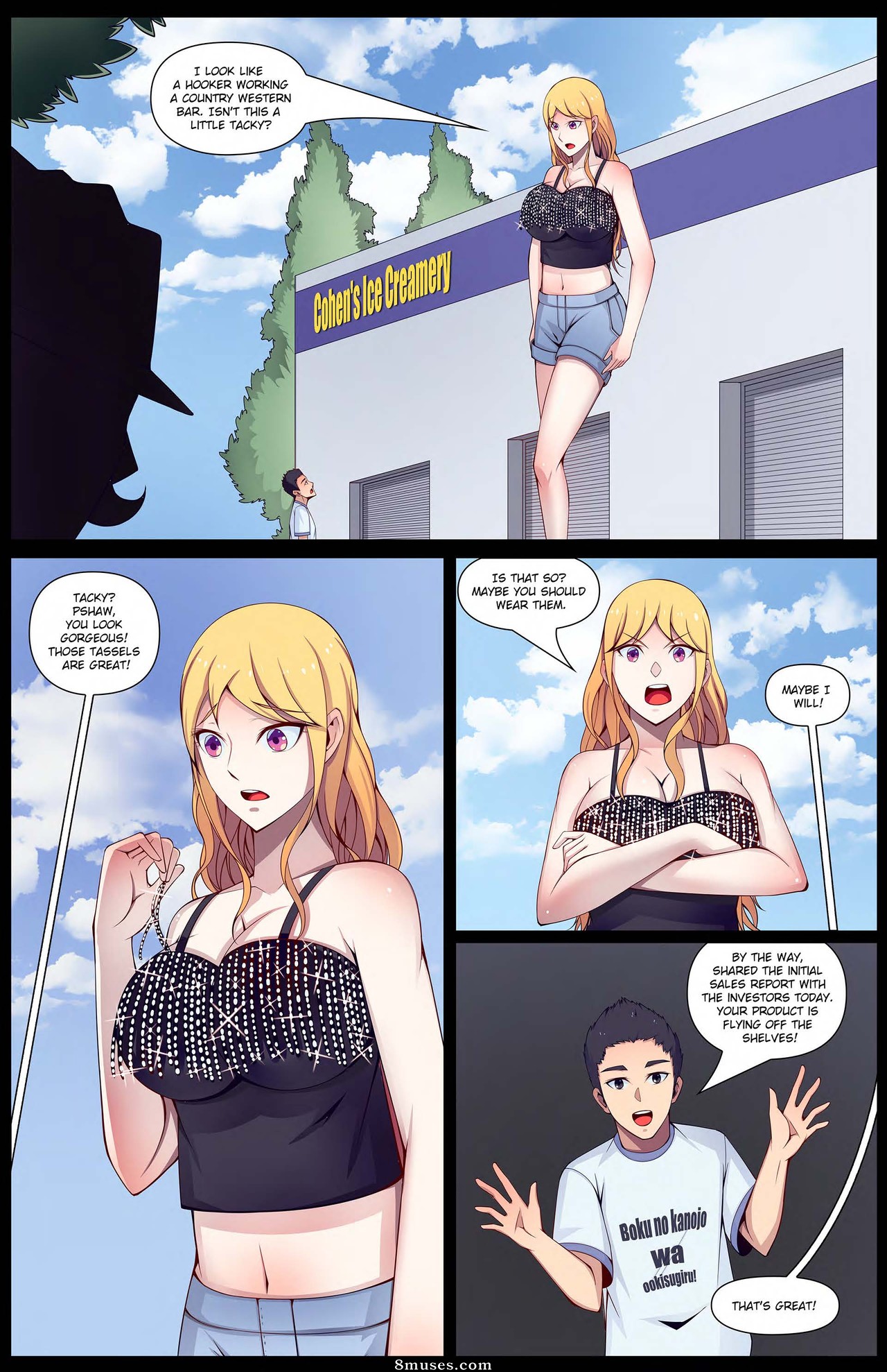 Page 12 | Giantess-Fan-Comics/The-Great-Ice-Cream-War/Issue-2 | 8muses - Sex  Comics