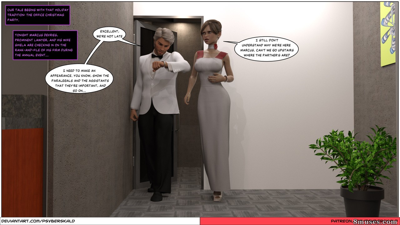 PsyberSkaldComics - S.A.D.I.E.'s Shorts - Office Party - Page 3