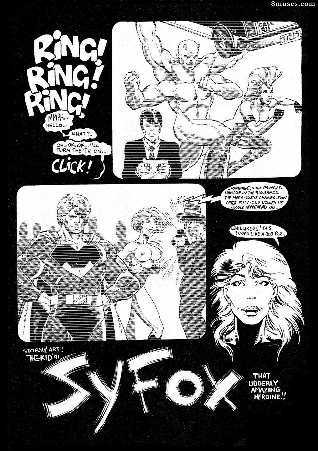 Superheroine Central Comics - Syfox - Página 2