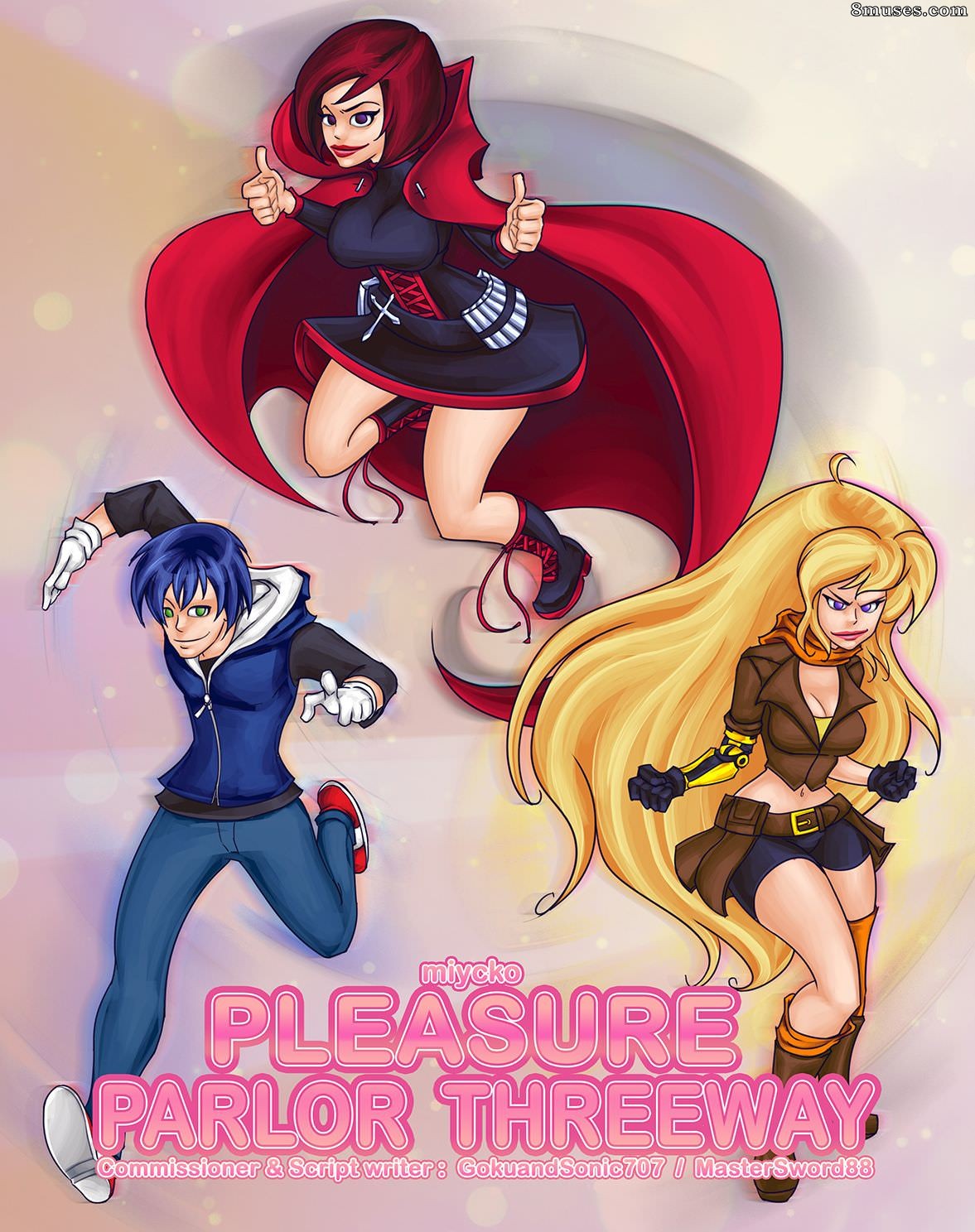 Miycko - Pleasure Parlor Threeway - Page 1