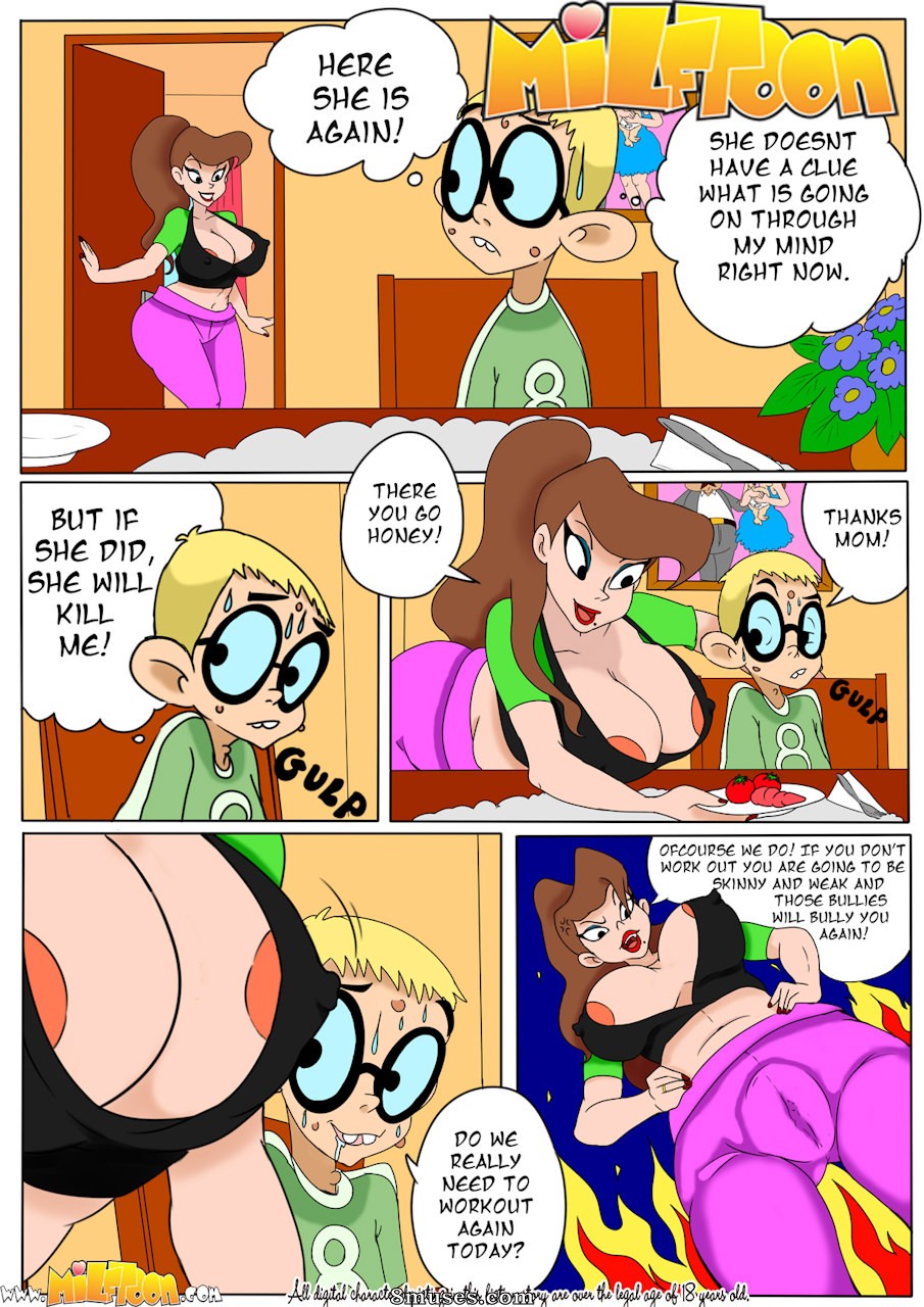 MilfToon Comics - वर्कआउट - पेज 1