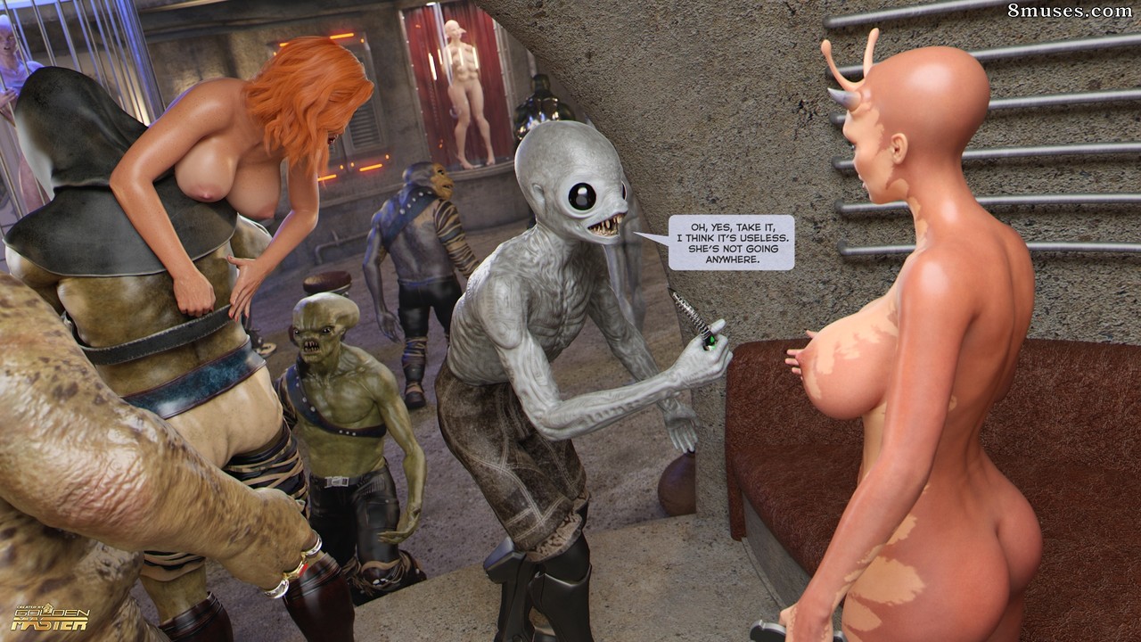 Goldenmaster - First Contact 11 - Alien Gangbang - Page 7