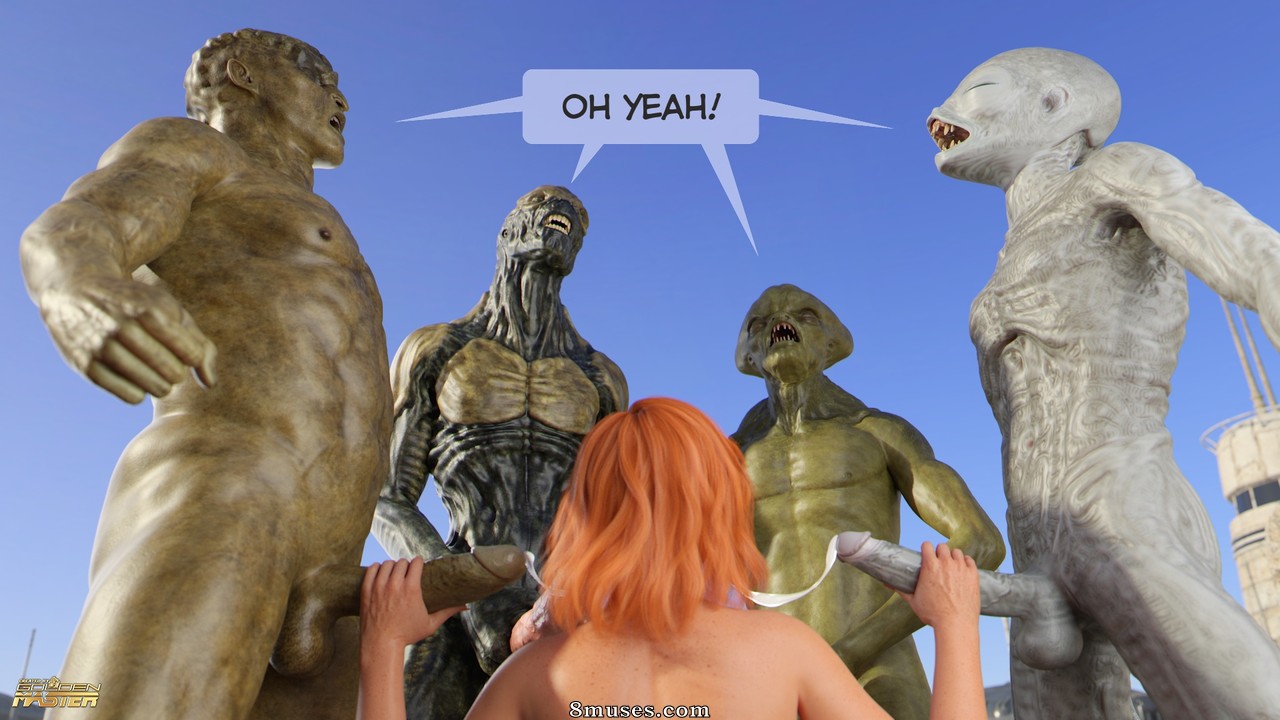 Goldenmaster - First Contact 11 - Alien Gangbang - Page 136