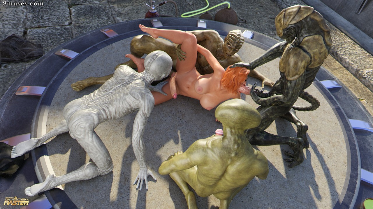 Goldenmaster - First Contact 11 - Alien Gangbang - Page 92