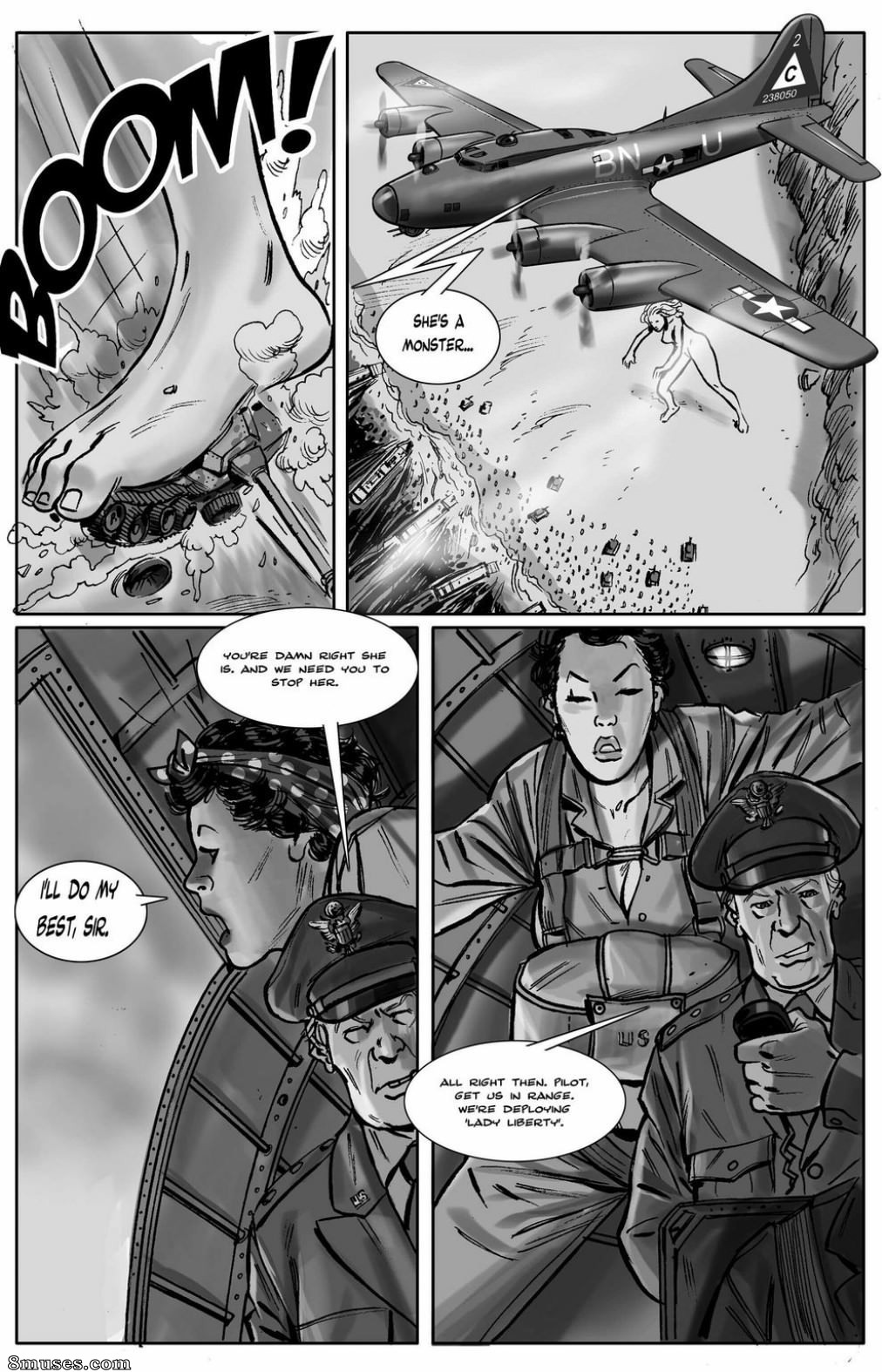 Giantess Club Comics - Proyecto Superhombre - Página 32