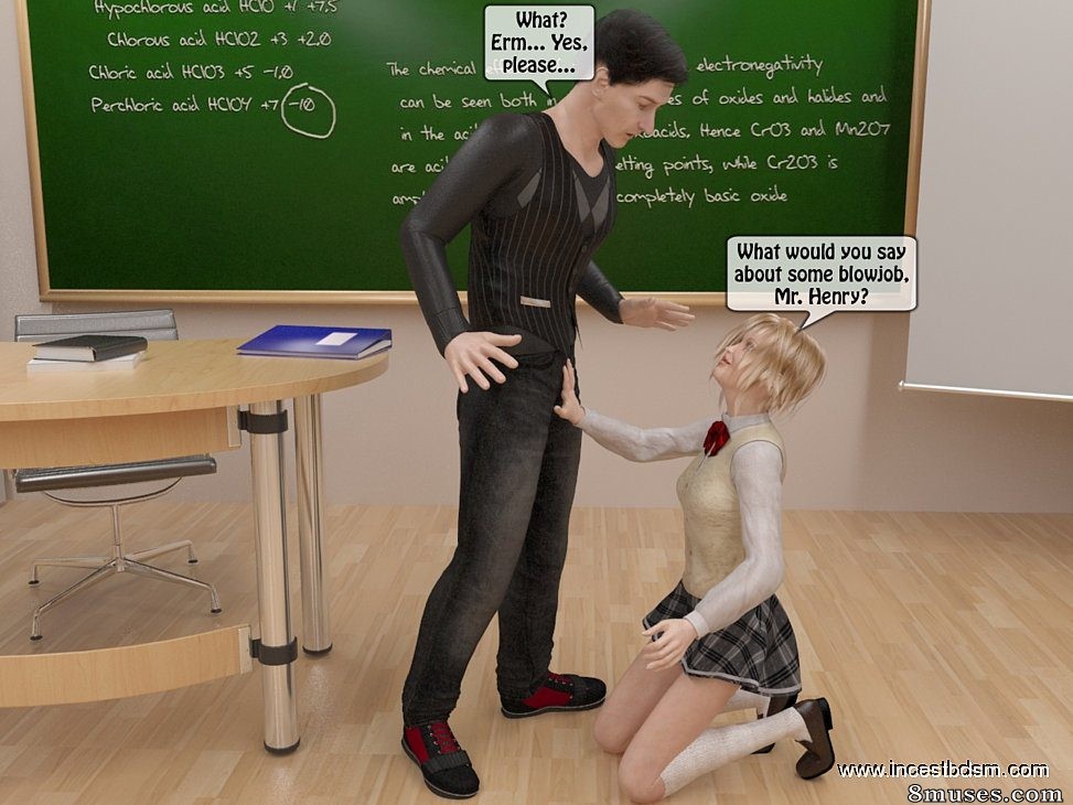 IncestBDSM.com Comics - Teaching freshie to respect her parents - Page 5