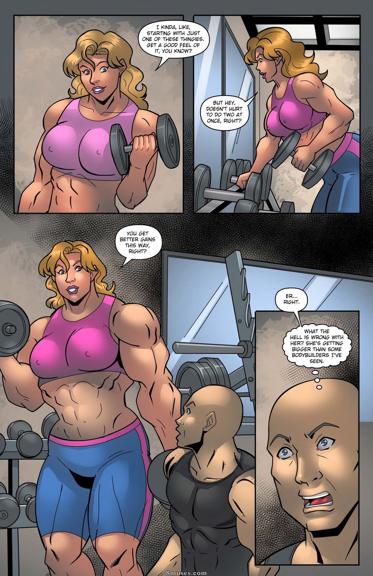 Page 7 | MuscleFan-Comics/Body-Building-Bimbo/Issue-1 | 8muses - Sex Comics