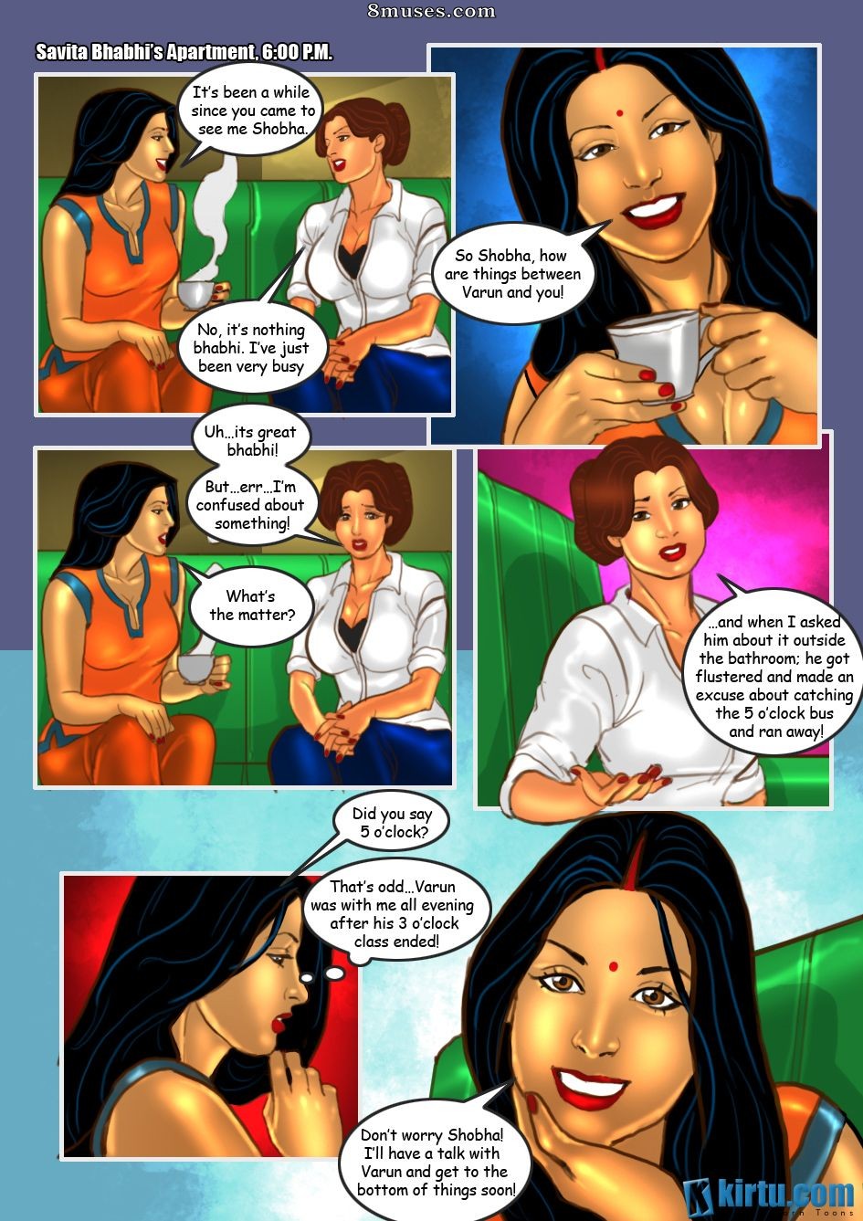 Kirtu.com Comics - Savita Bhabhi - Épisode 24  Le mystère des deux ! - Page 16