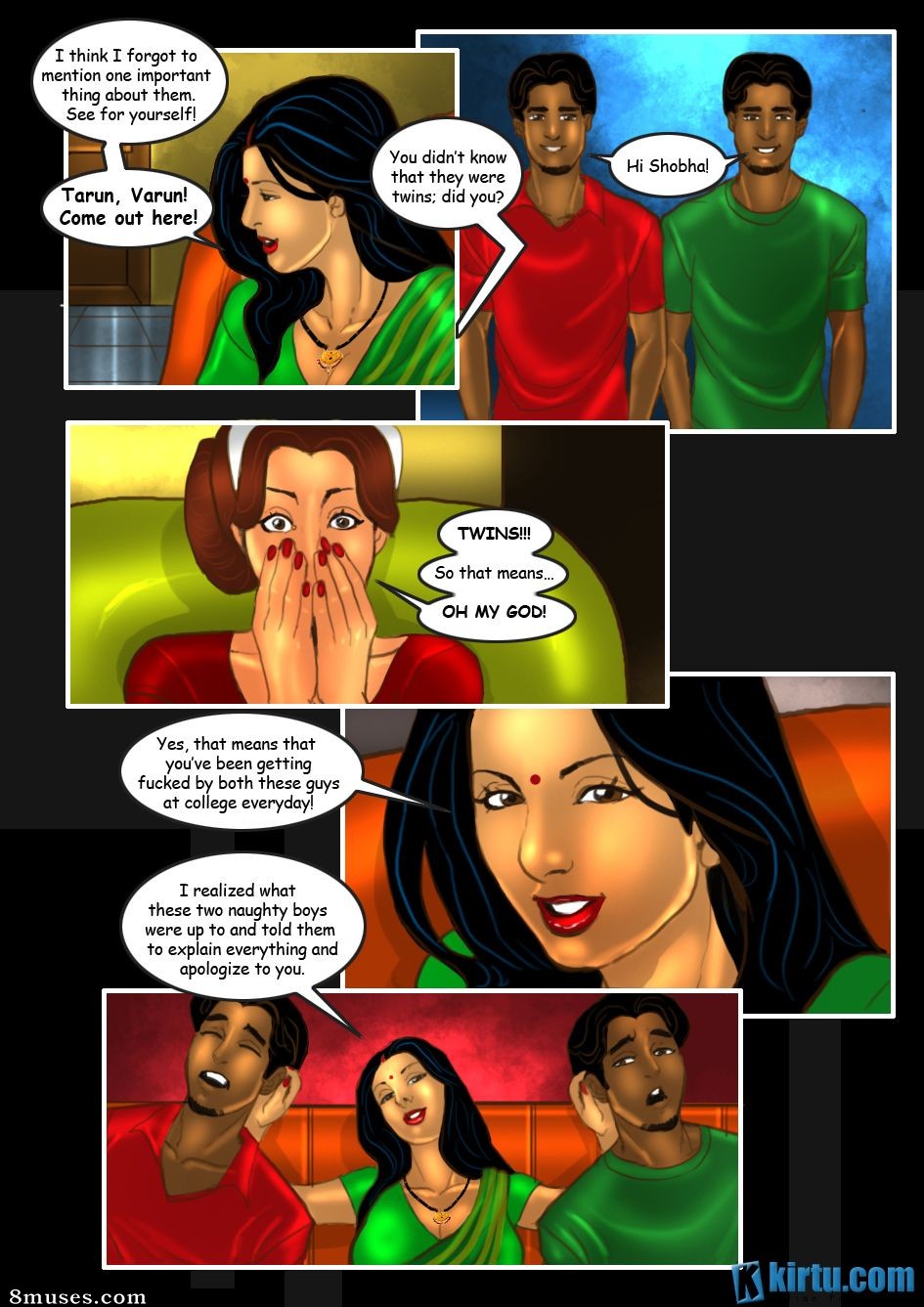 Kirtu.com Comics - Savita Bhabhi - Episode 24 The Mystery of TWO! - Page 21