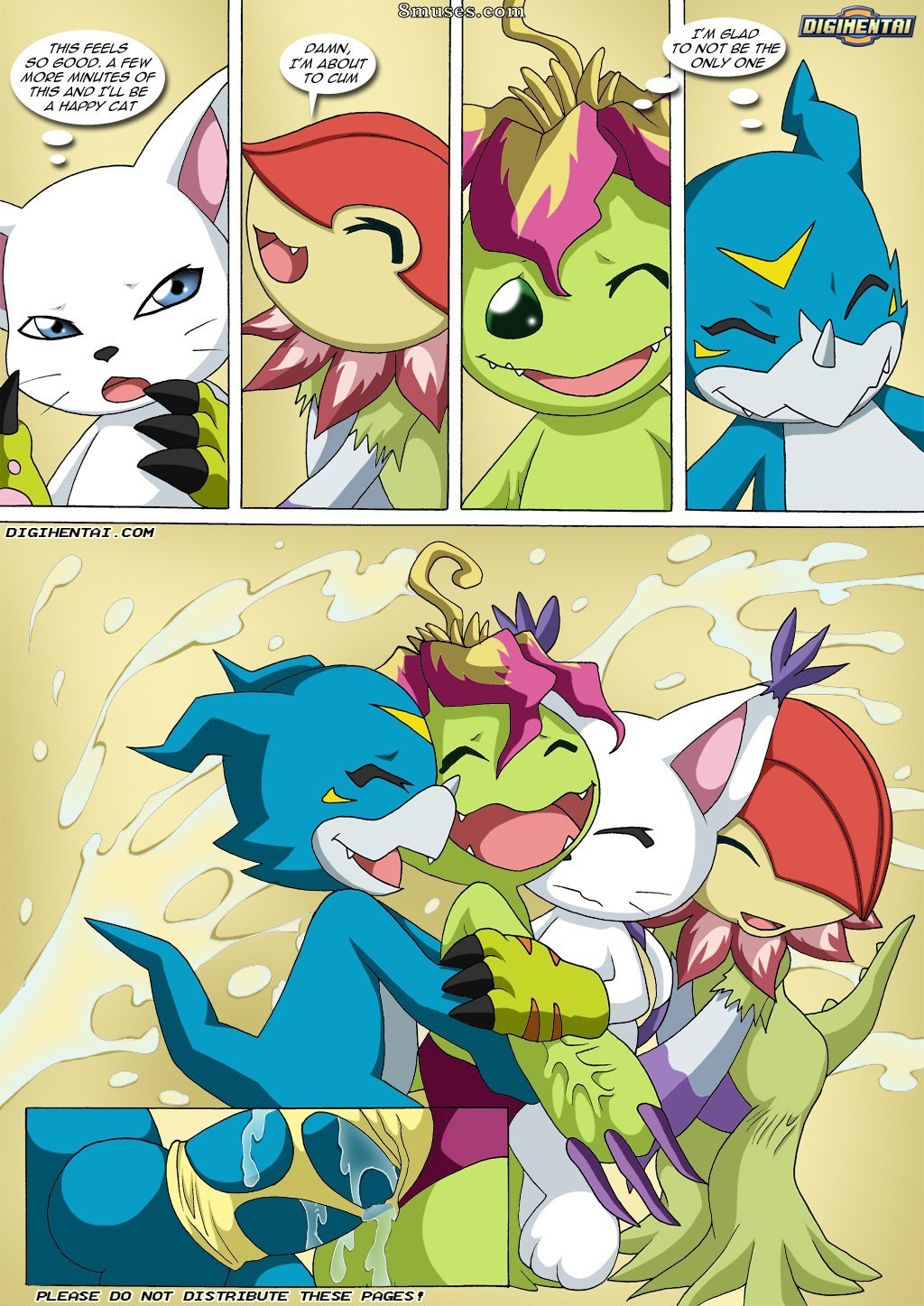 Digihentai Comics - Gatomon en chaleur 2 - Page 16