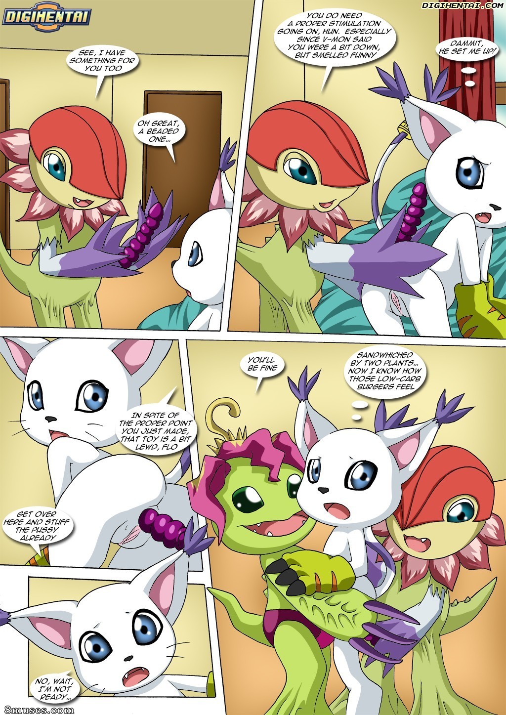Digihentai Comics - Gatomon en chaleur 2 - Page 12