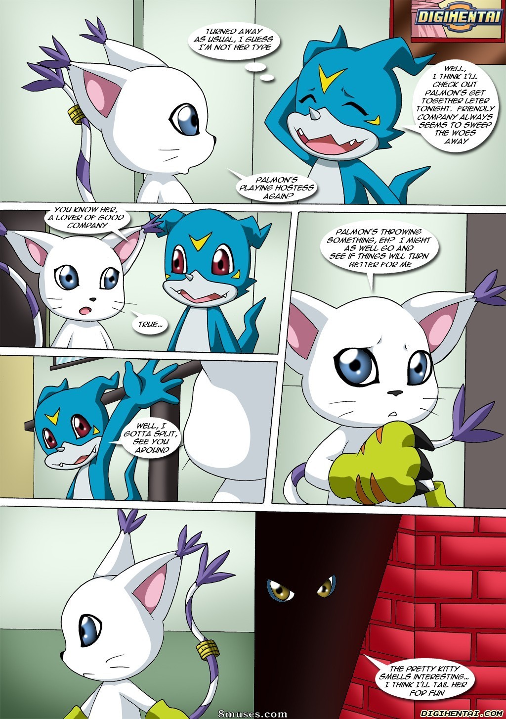 Digihentai Comics - Gatomon no cio 2 - Página 8