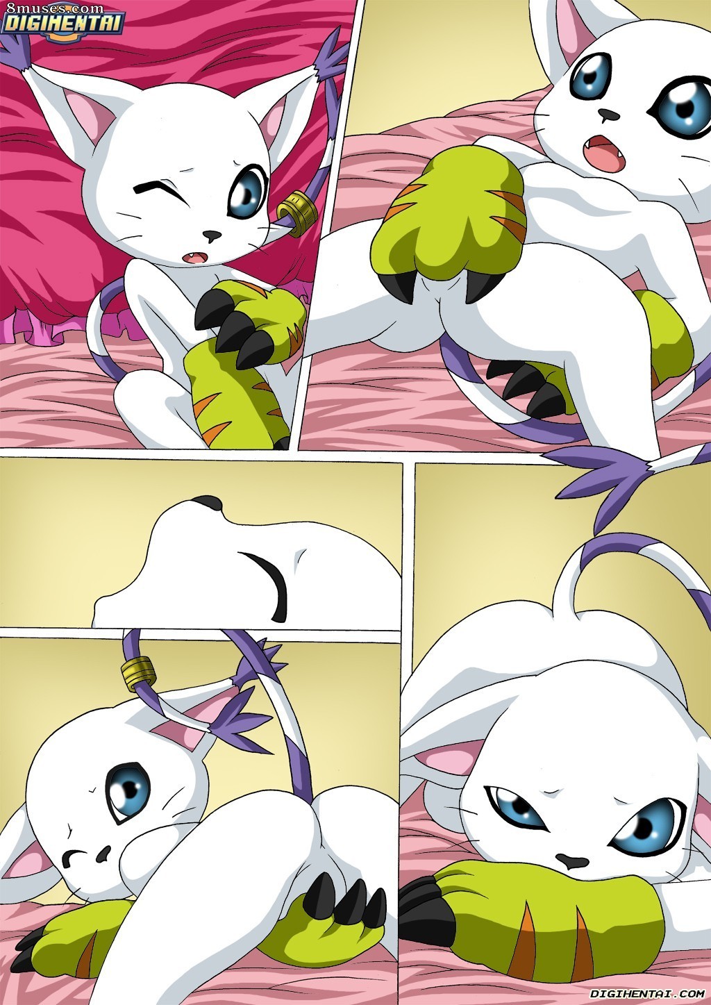 Digihentai Comics - Gatomon en chaleur 2 - Page 4