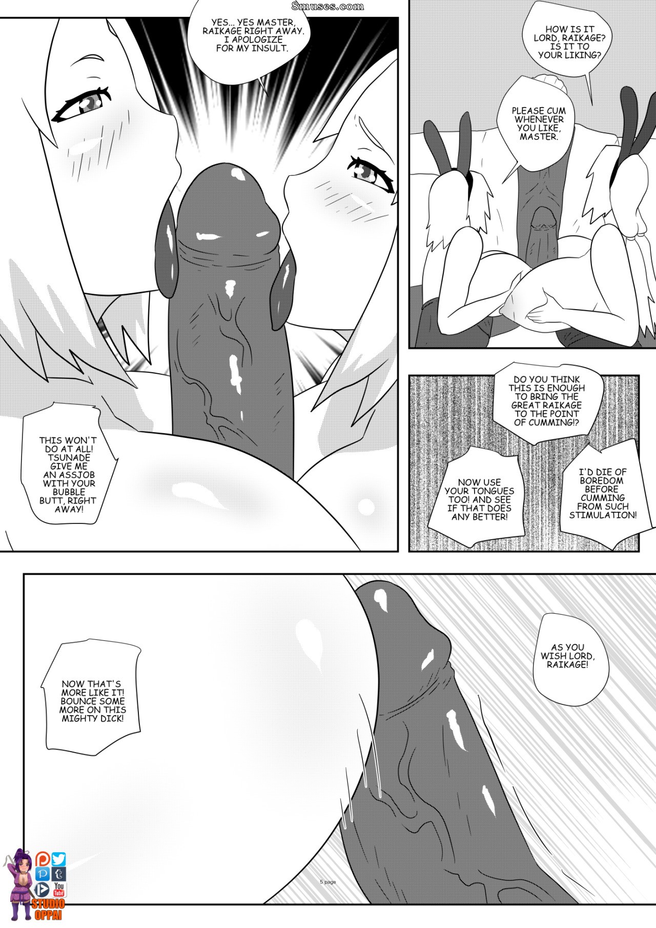 Studio Oppai Comics - Bunnies from Konoha - Page 6