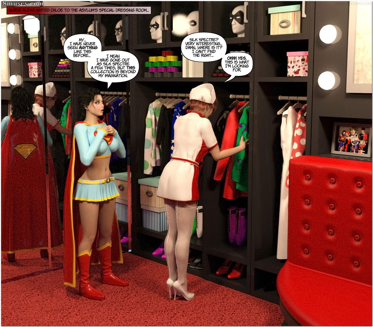 New Arkham For Superheroines - Issue 8 - Power Girl's Crime - Page 23