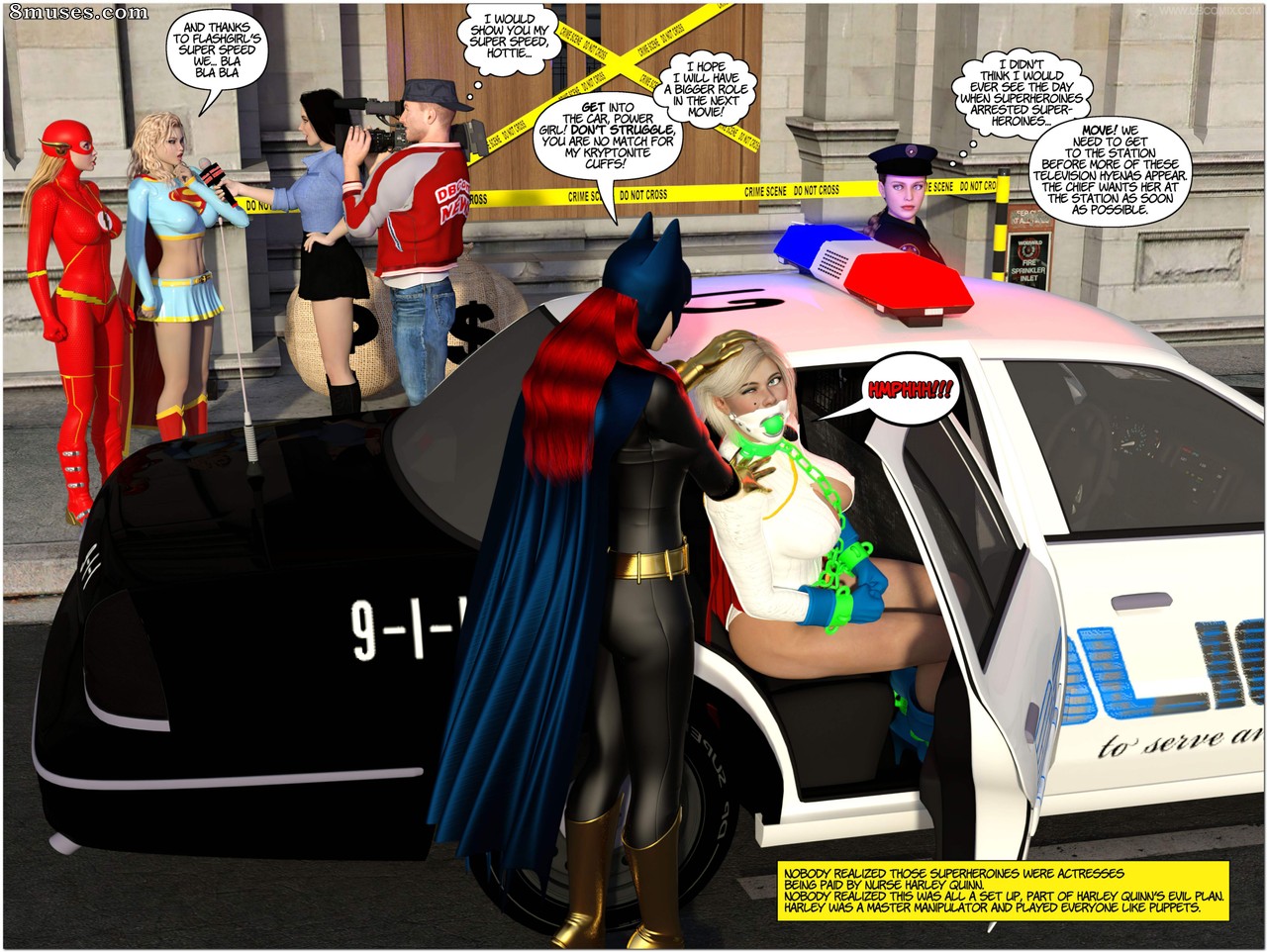 New Arkham For Superheroines - Issue 8 - Power Girl's Crime - Page 58