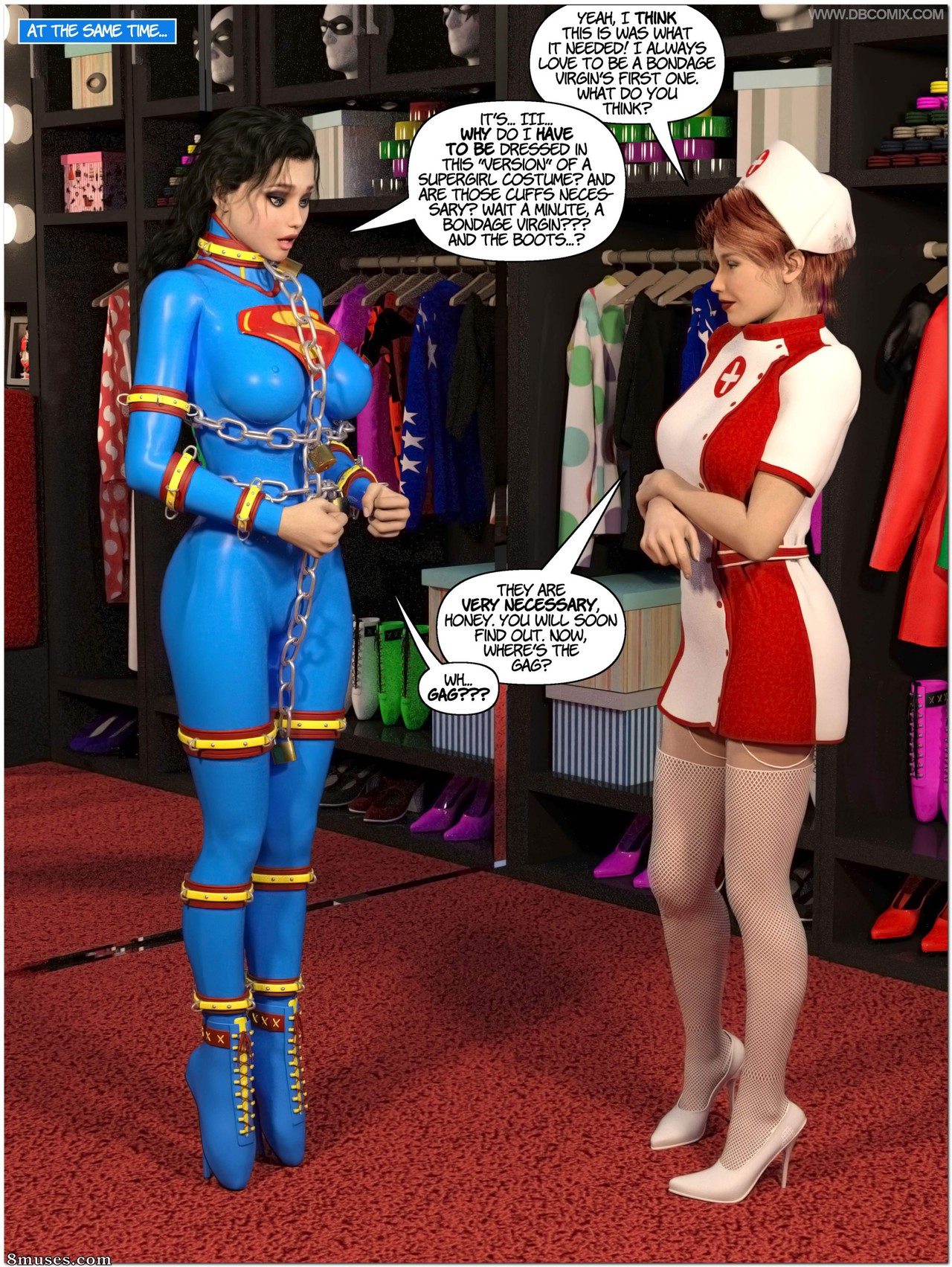 New Arkham For Superheroines - Issue 8 - Power Girl's Crime - Page 33