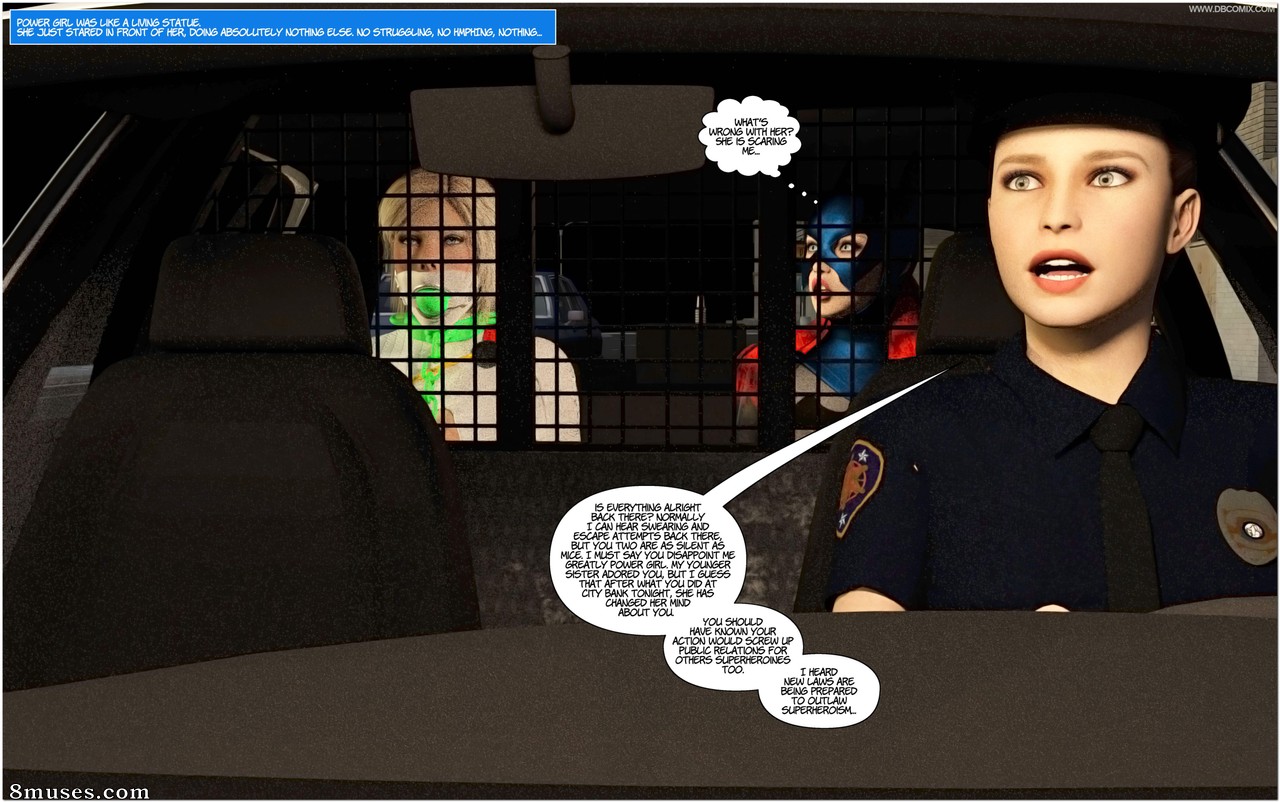 New Arkham For Superheroines - Issue 8 - Power Girl's Crime - Page 59