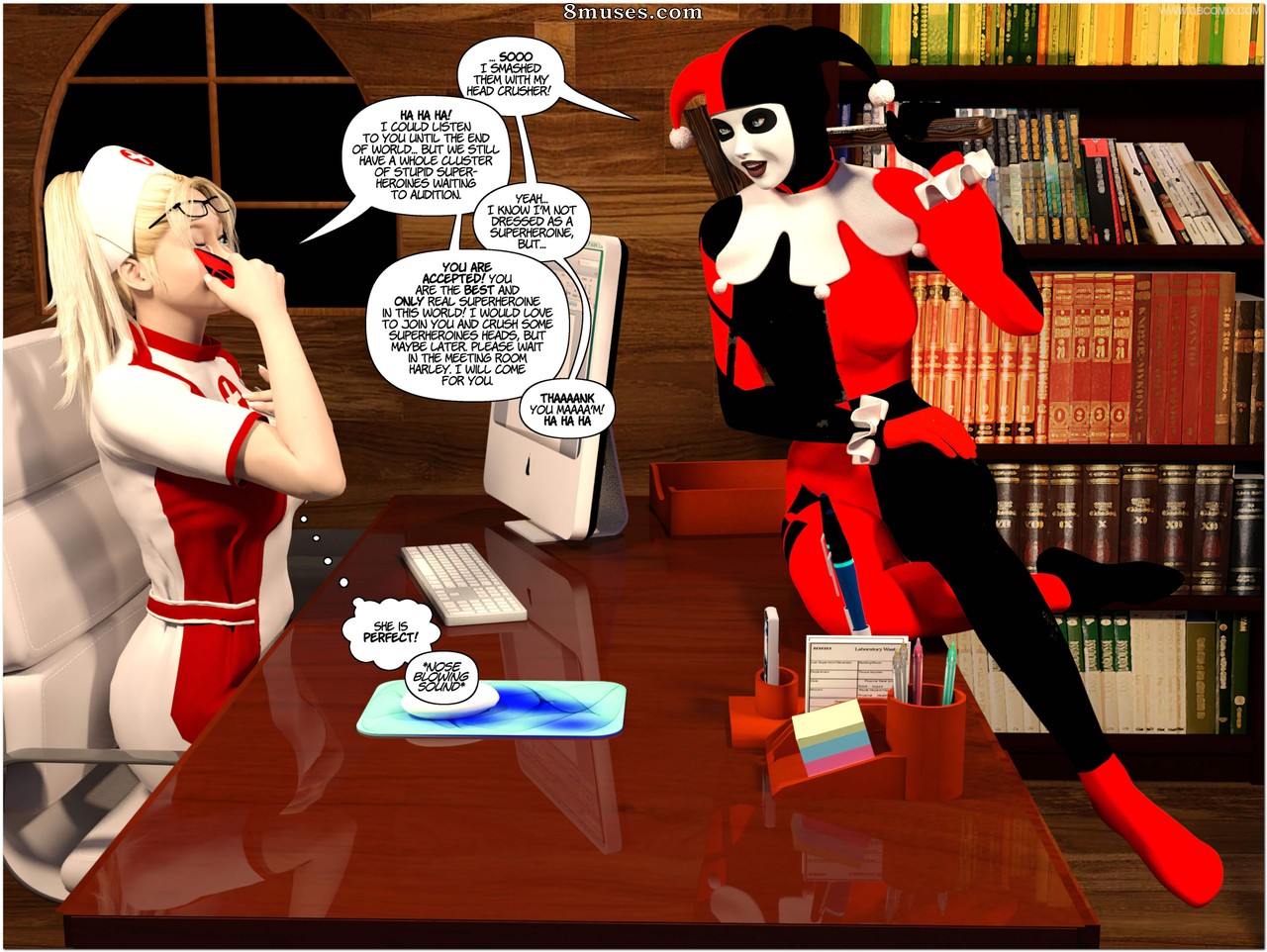 New Arkham For Superheroines - Issue 8 - Power Girl's Crime - Page 15