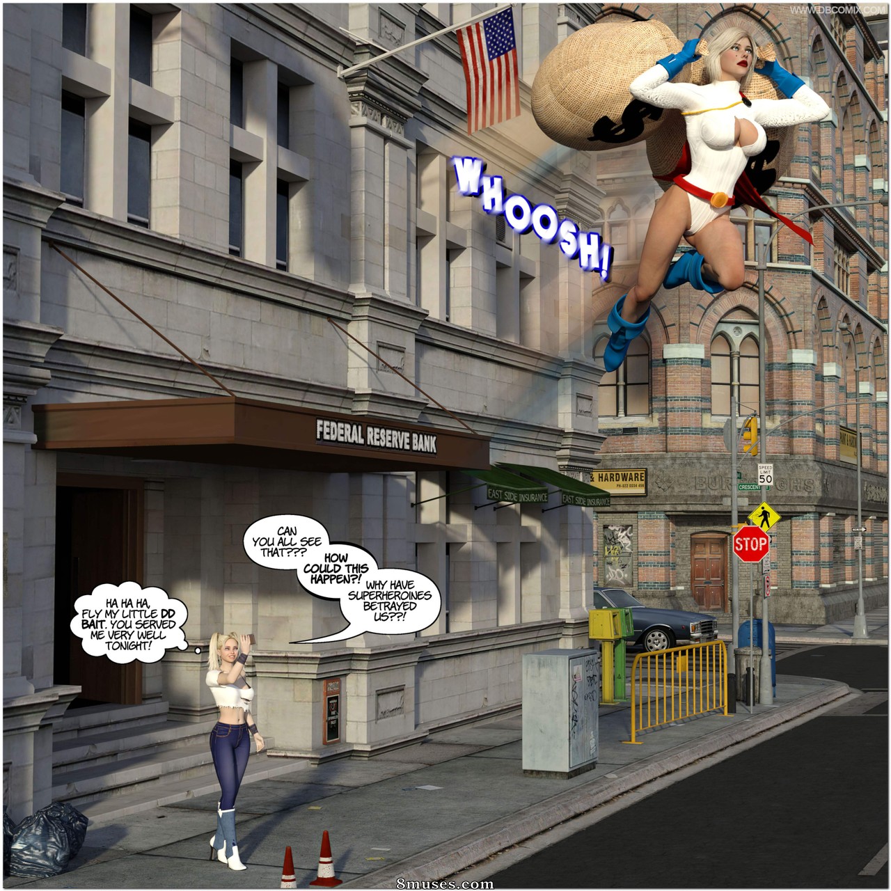 New Arkham For Superheroines - Issue 8 - Power Girl's Crime - Page 52