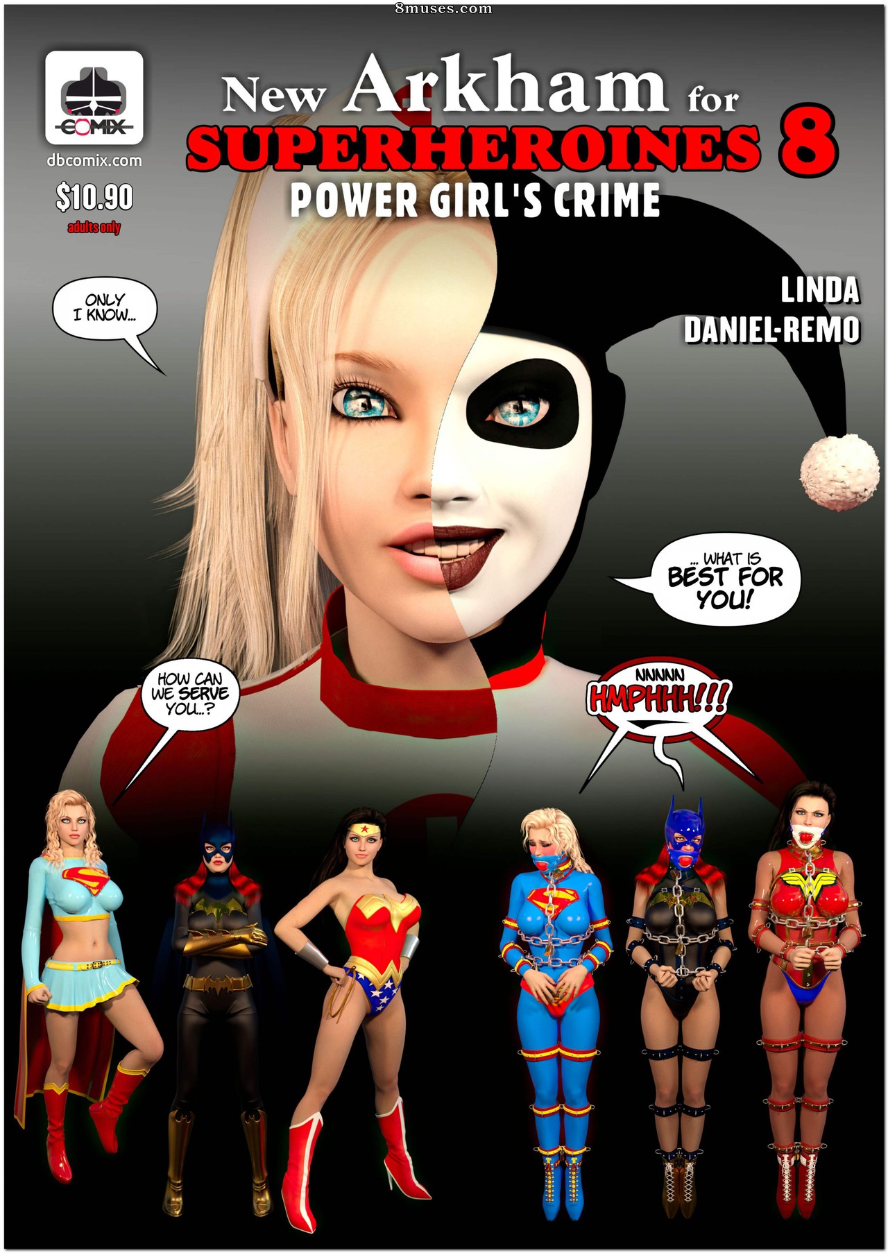 New Arkham For Superheroines - Issue 8 - Power Girl's Crime - Page 1