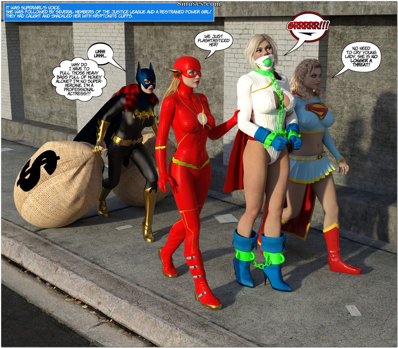 New Arkham For Superheroines - Issue 8 - Power Girl's Crime - Page 55
