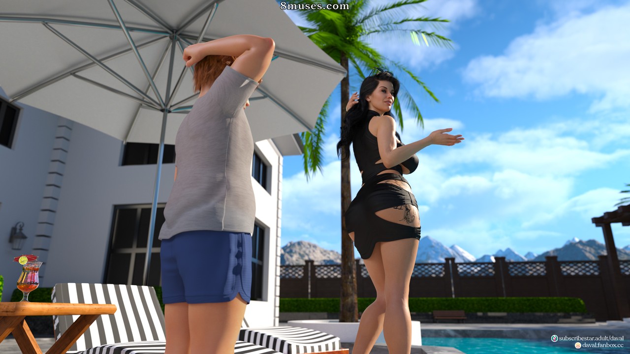Daval3D - Naughty Auntie - Page 8