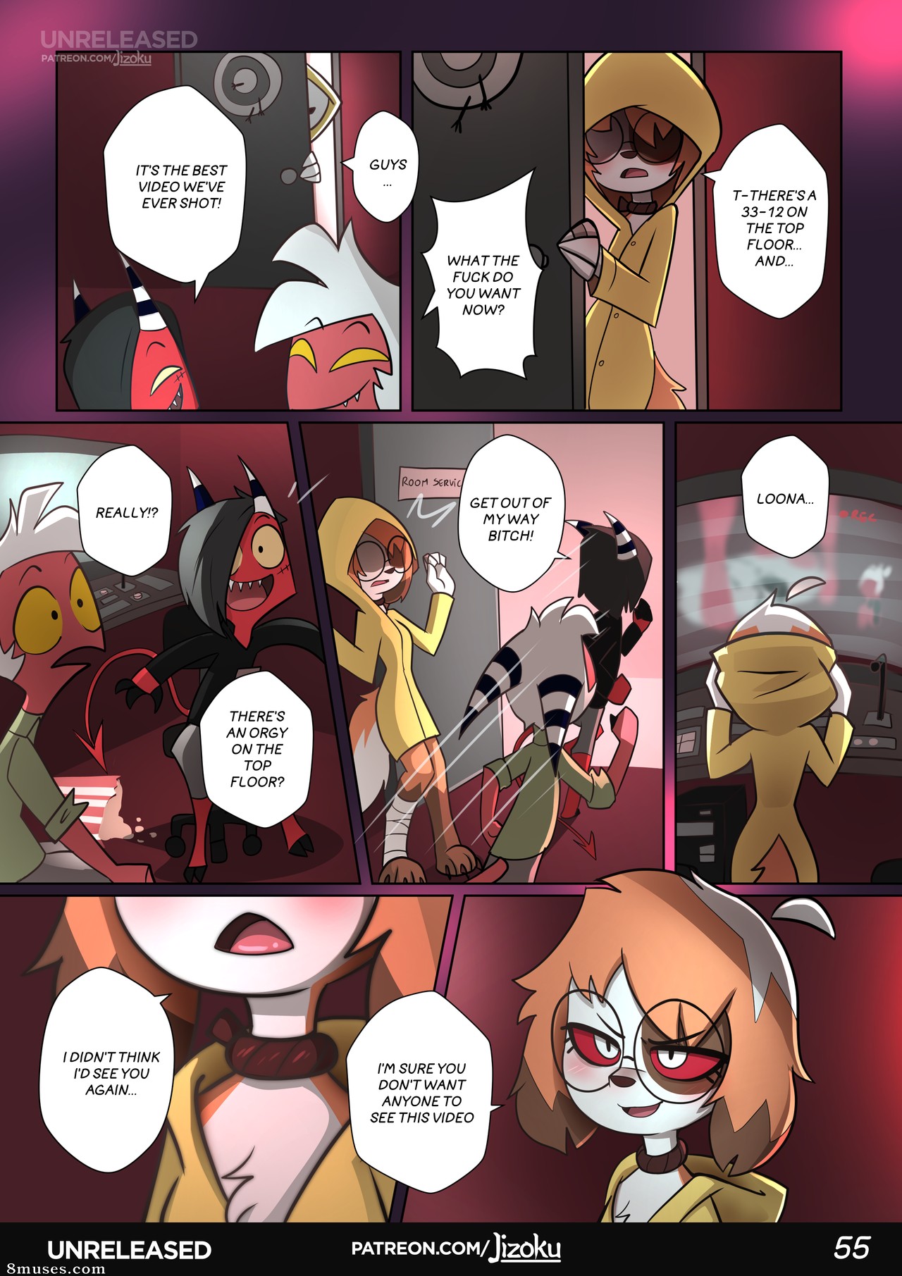 Page 56 | Various-Authors/Jizoku/A-Night-With-Loona | 8muses - Sex Comics