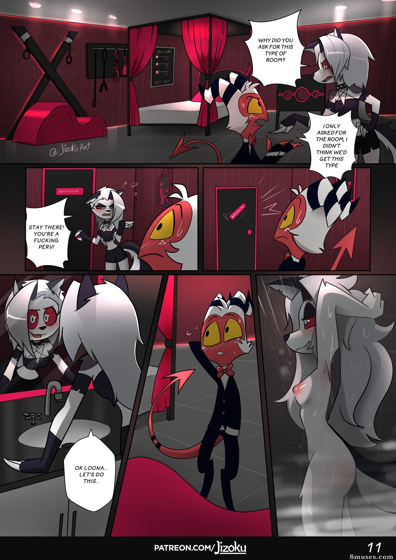 Jizoku - A Night With Loona - Page 12
