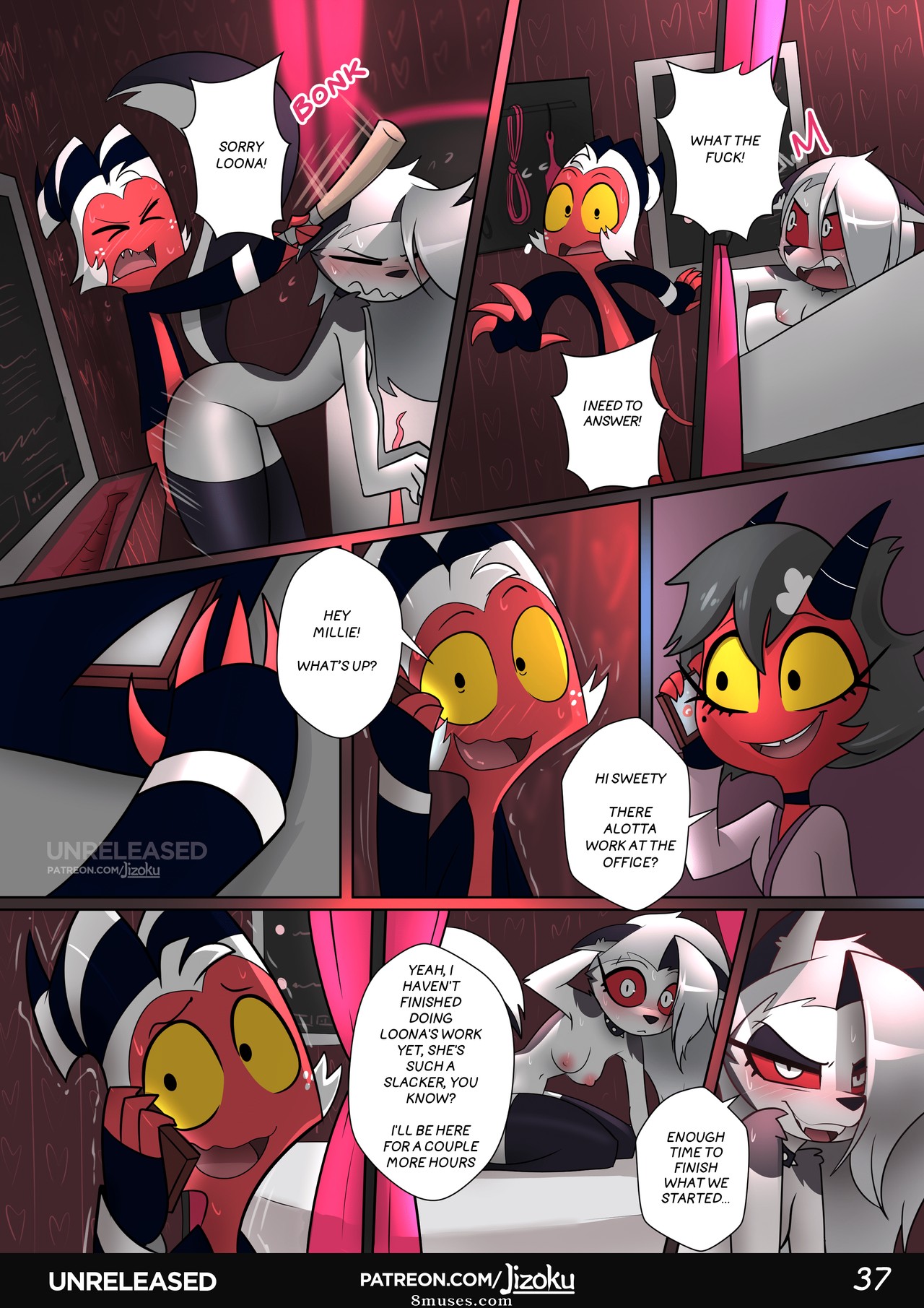 Jizoku - A Night With Loona - Page 38