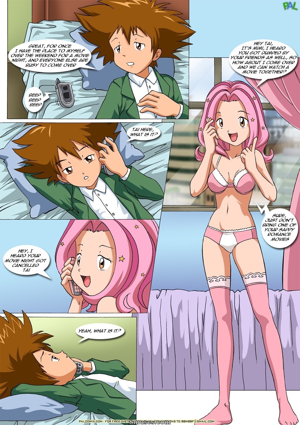 Digimon - Movie night at Tais - Page 3