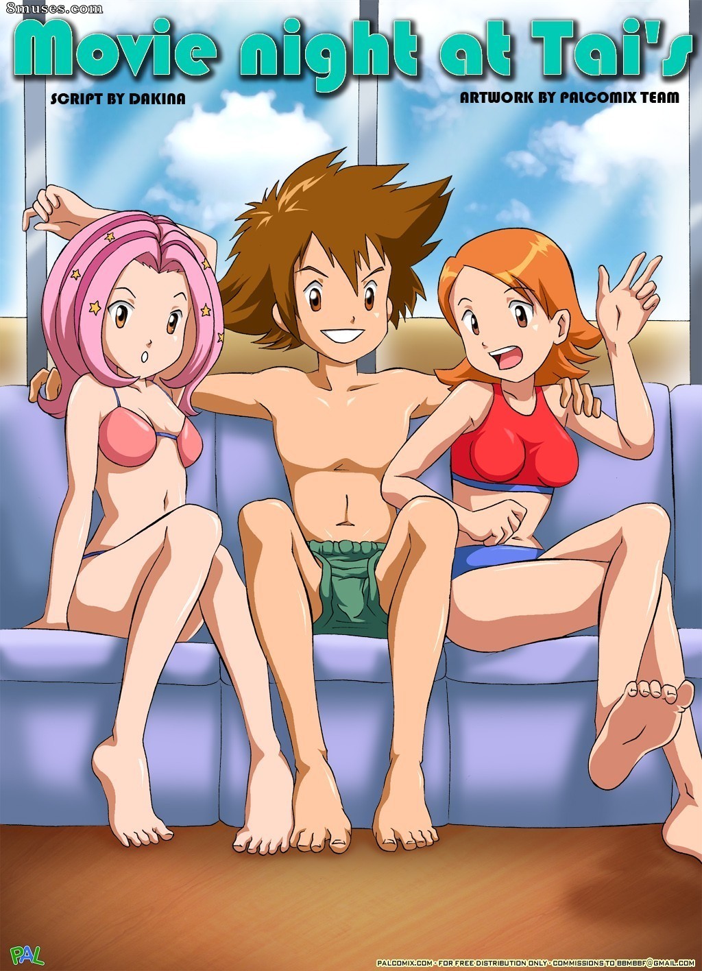 Digimon - Movie night at Tais - Page 1