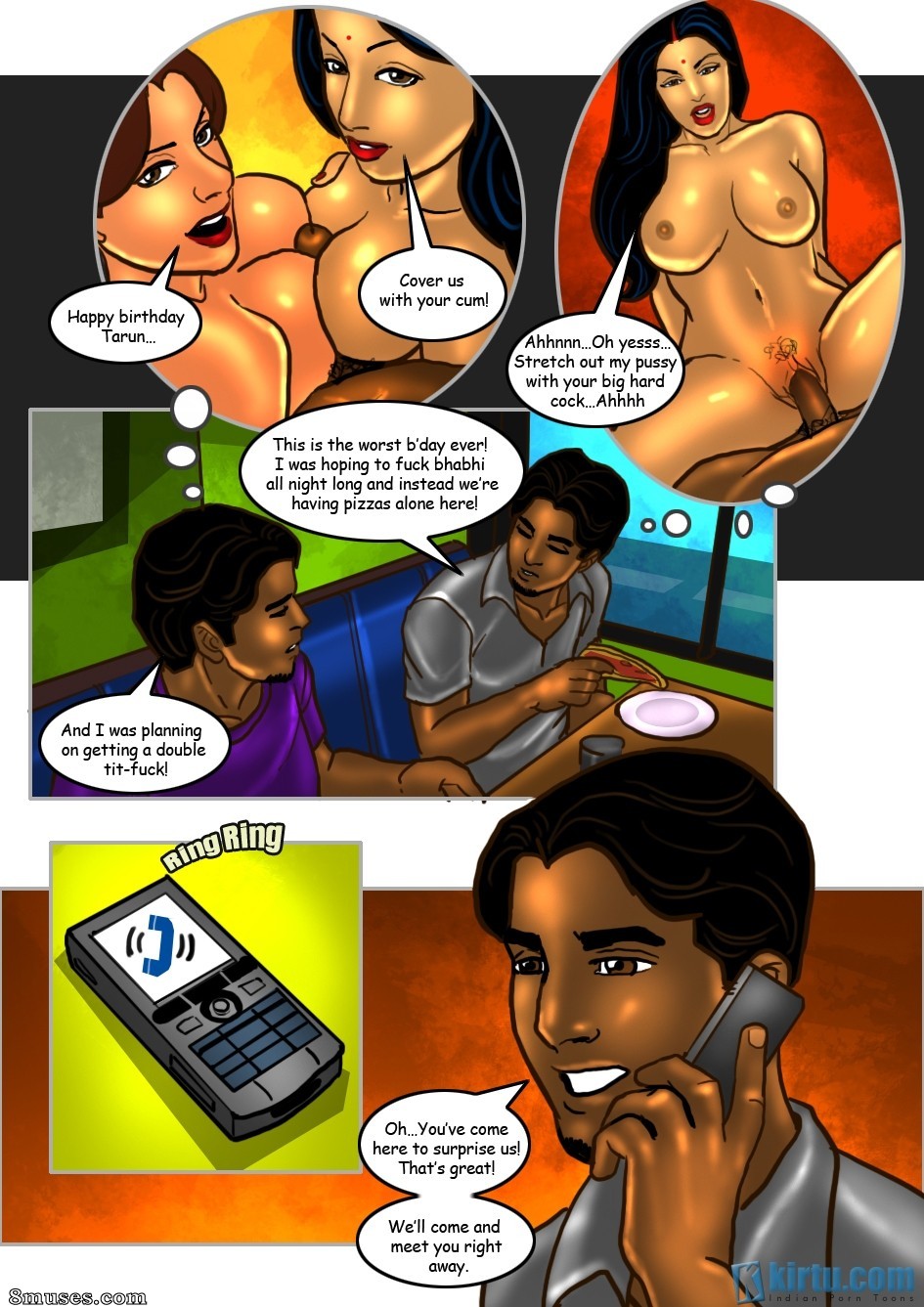 Kirtu.com Comics - Savita Bhabhi - Épisode 27  La fête d'anniversaire - Page 10