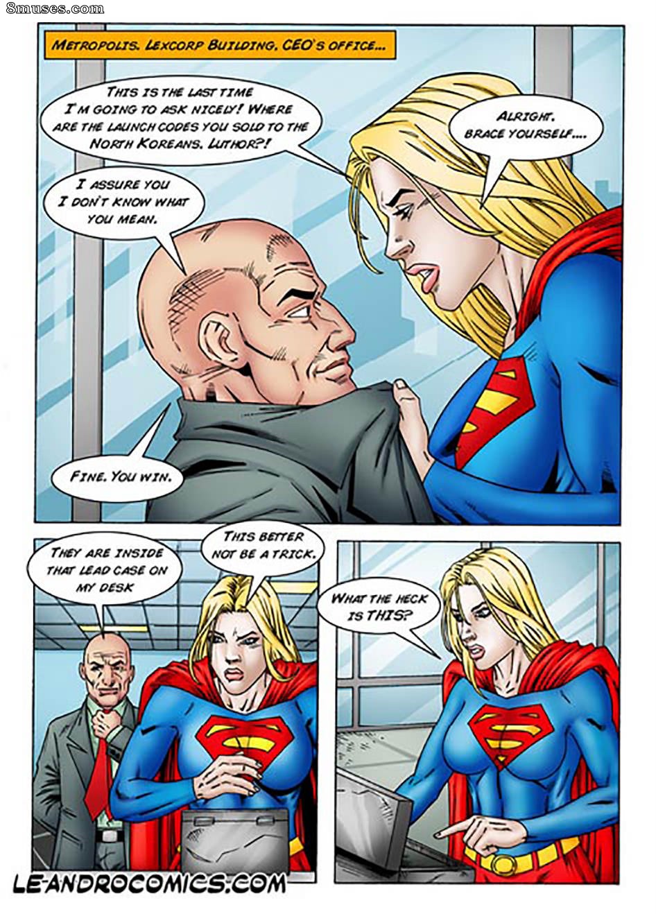Cómics - Supergirl vs. Lex Luthor - La sesión de interrogatorio sexy - Página 2