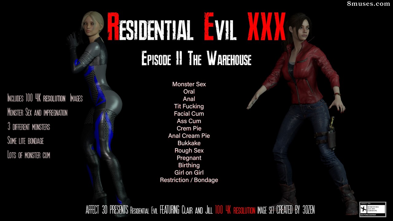 3DZen - Residential Evil XXX - Part 2 -The Warehouse - Page 1