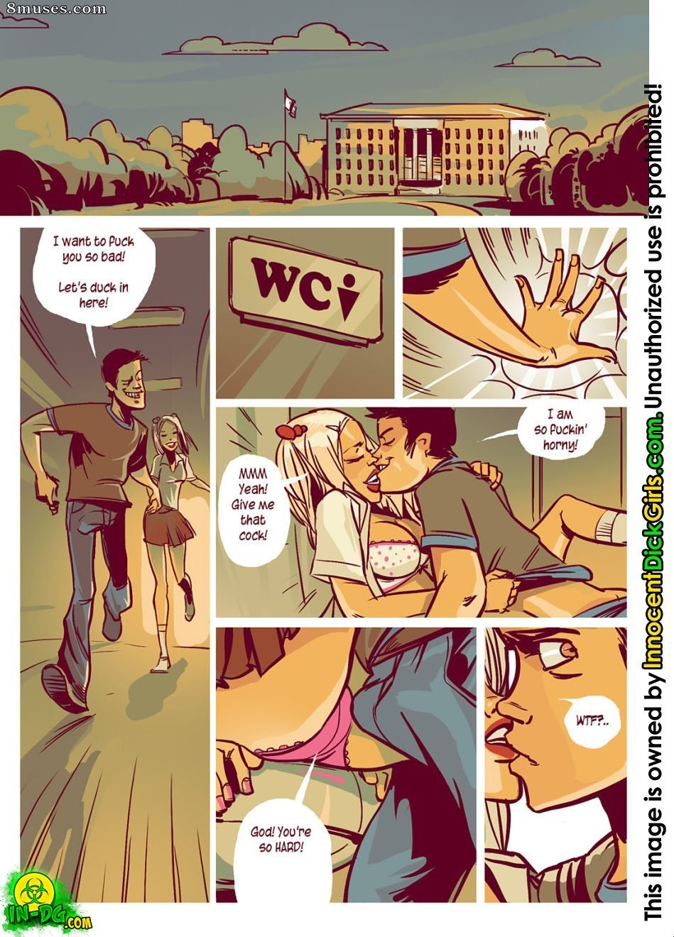Innocent Dickgirls Comics - Christine and Wikki - Page 2