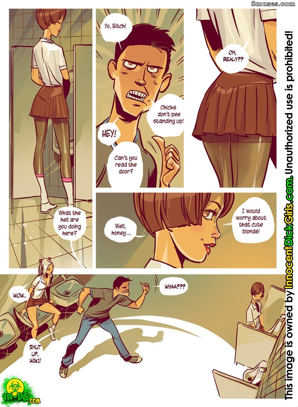 Innocent Dickgirls Comics - Christine and Wikki - Page 3