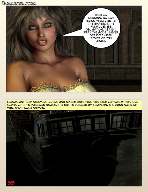 Digital Empress-Captain Trips Comics - Crônicas da imperatriz - Livro 12 - Lamento de uma imperatriz - Página 35