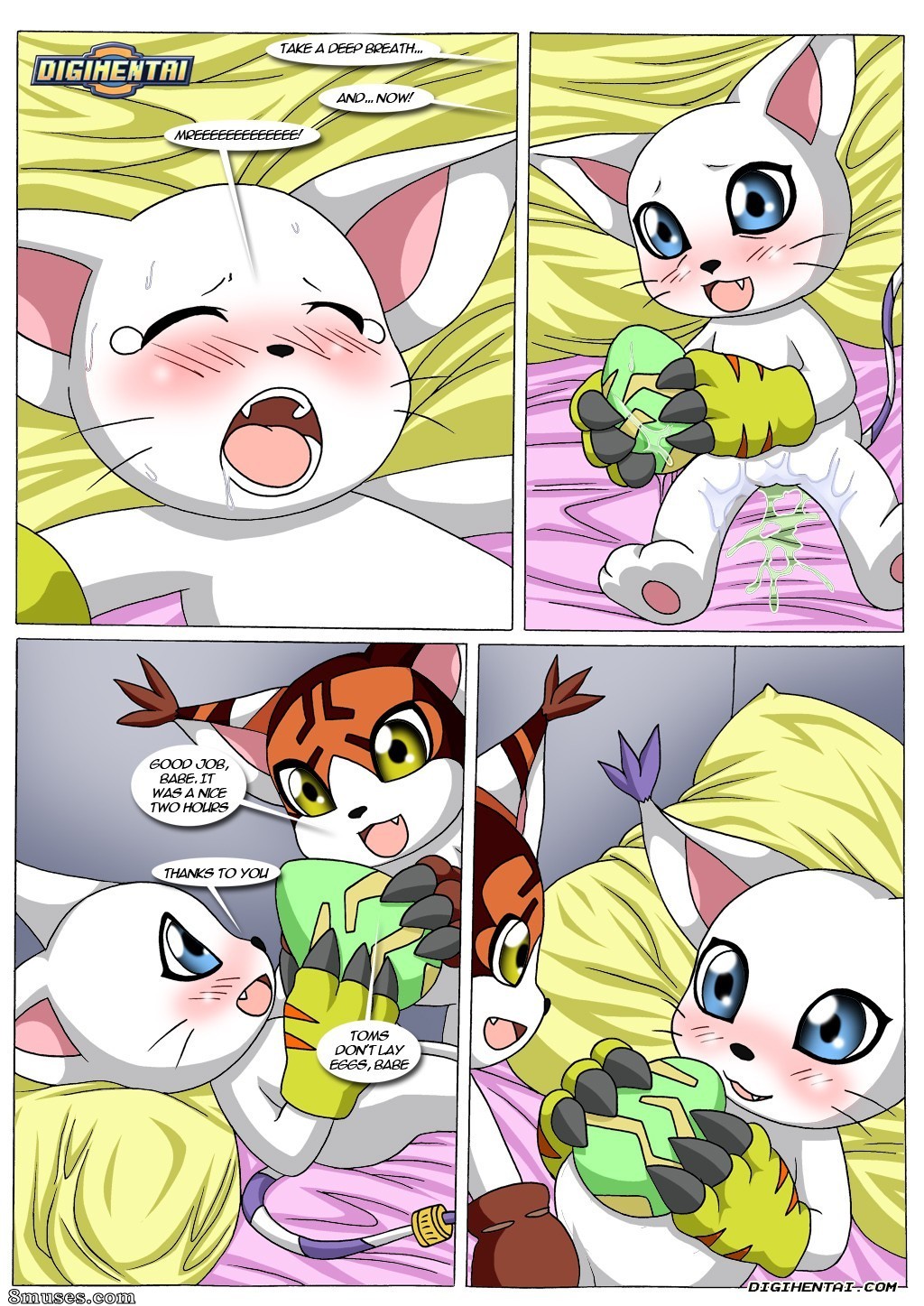 Digihentai Comics - Gatomon en chaleur 3 - Page 13