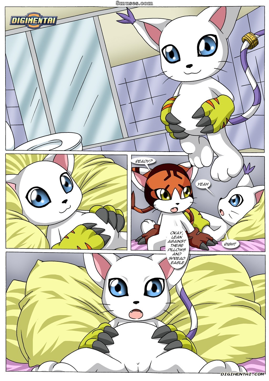 Digihentai Comics - Gatomon en chaleur 3 - Page 2